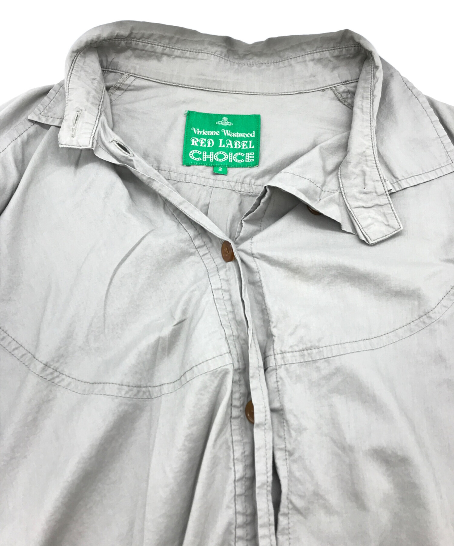 Vivienne Westwood CHOICE 長袖 ブラウス オーブ 刺繍