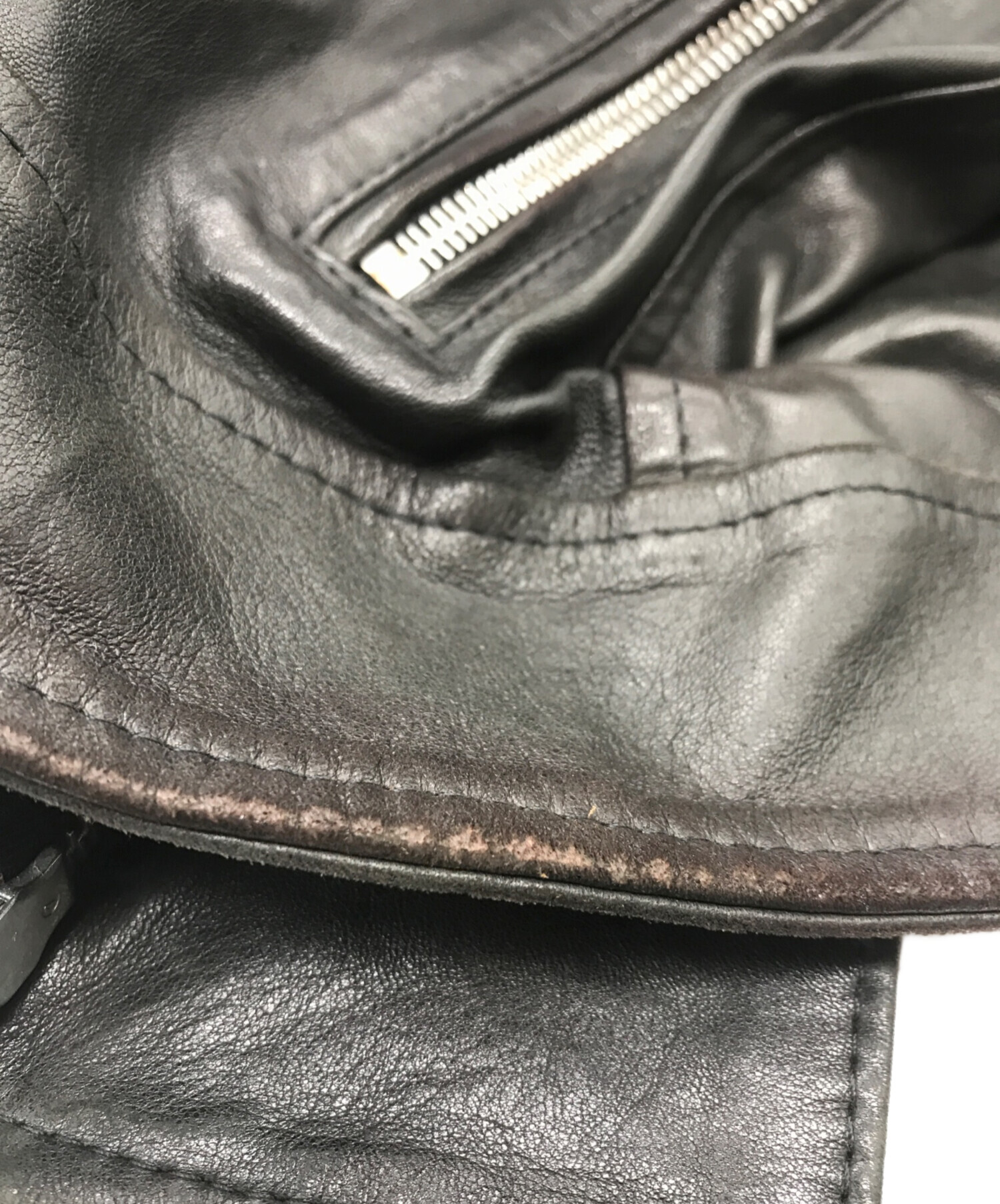 中古・古着通販】EMMETI (エンメティ) HAMILTONラムレザーダブル 