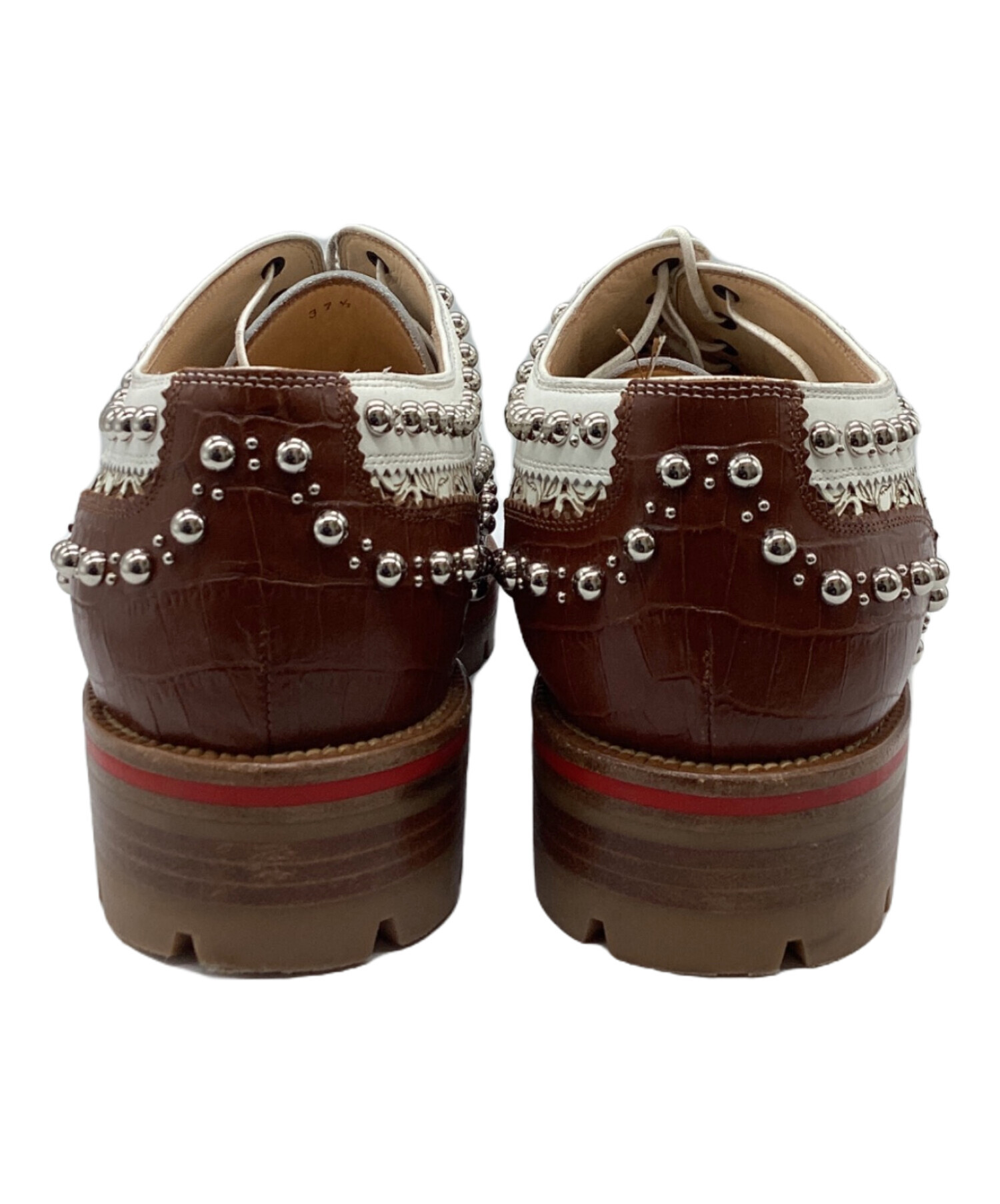 クリスチャンルブタン スタッズ付きサンダル（サイズ 37 1/2）