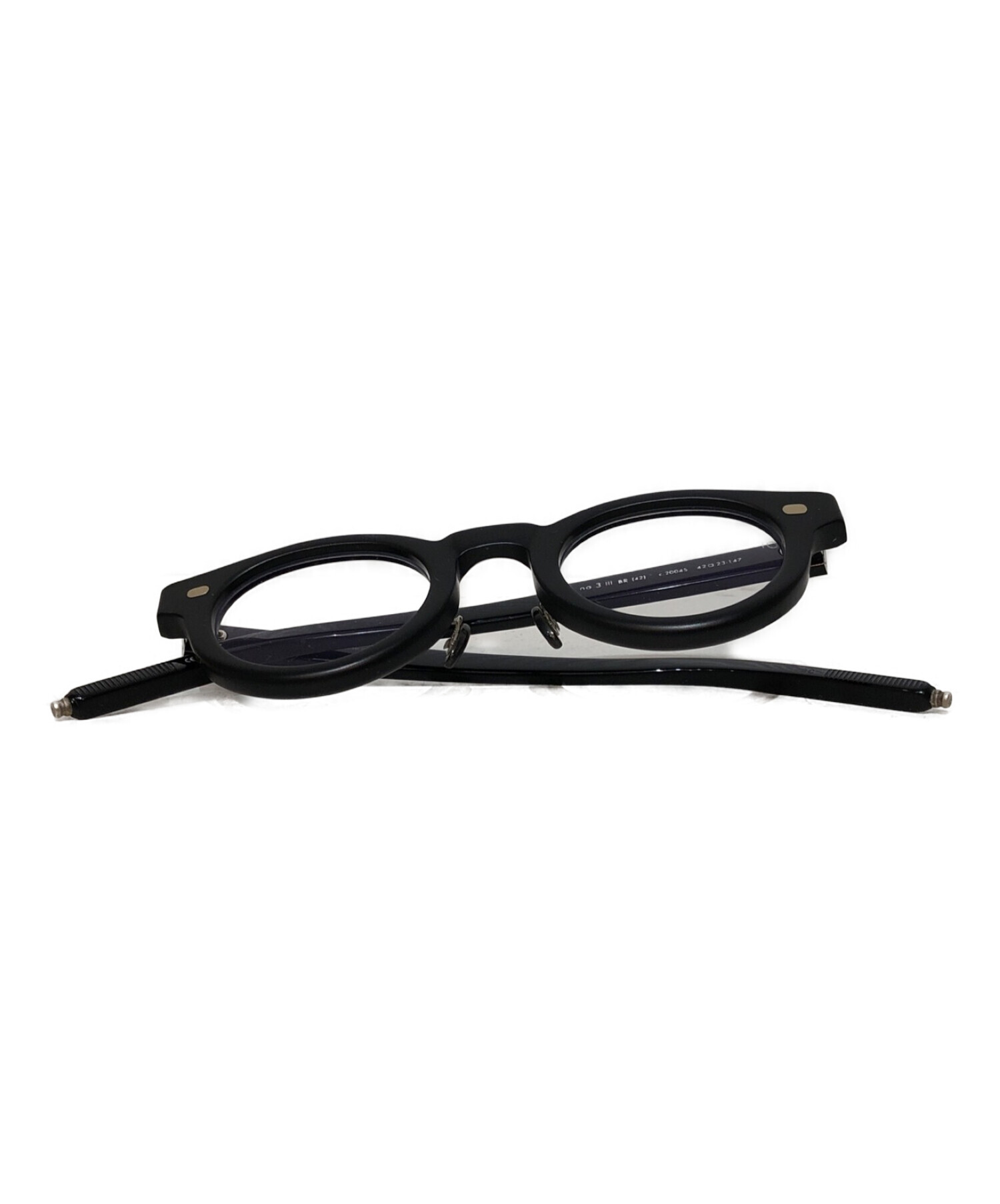 527090○ 10 eyevan no.3 Ⅳ 45 眼鏡 メガネ - サングラス/メガネ