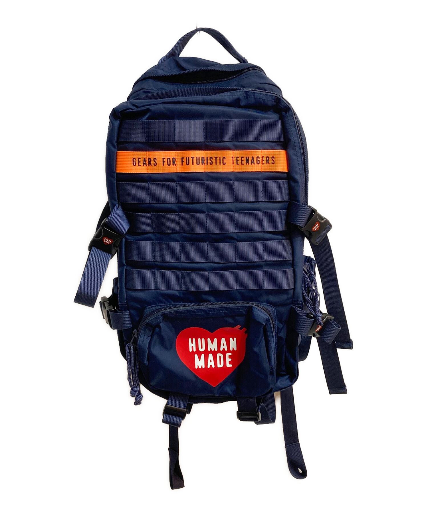 HUMAN MADE (ヒューマンメイド) ミリタリー バックパック military back pack リュック ネイビー