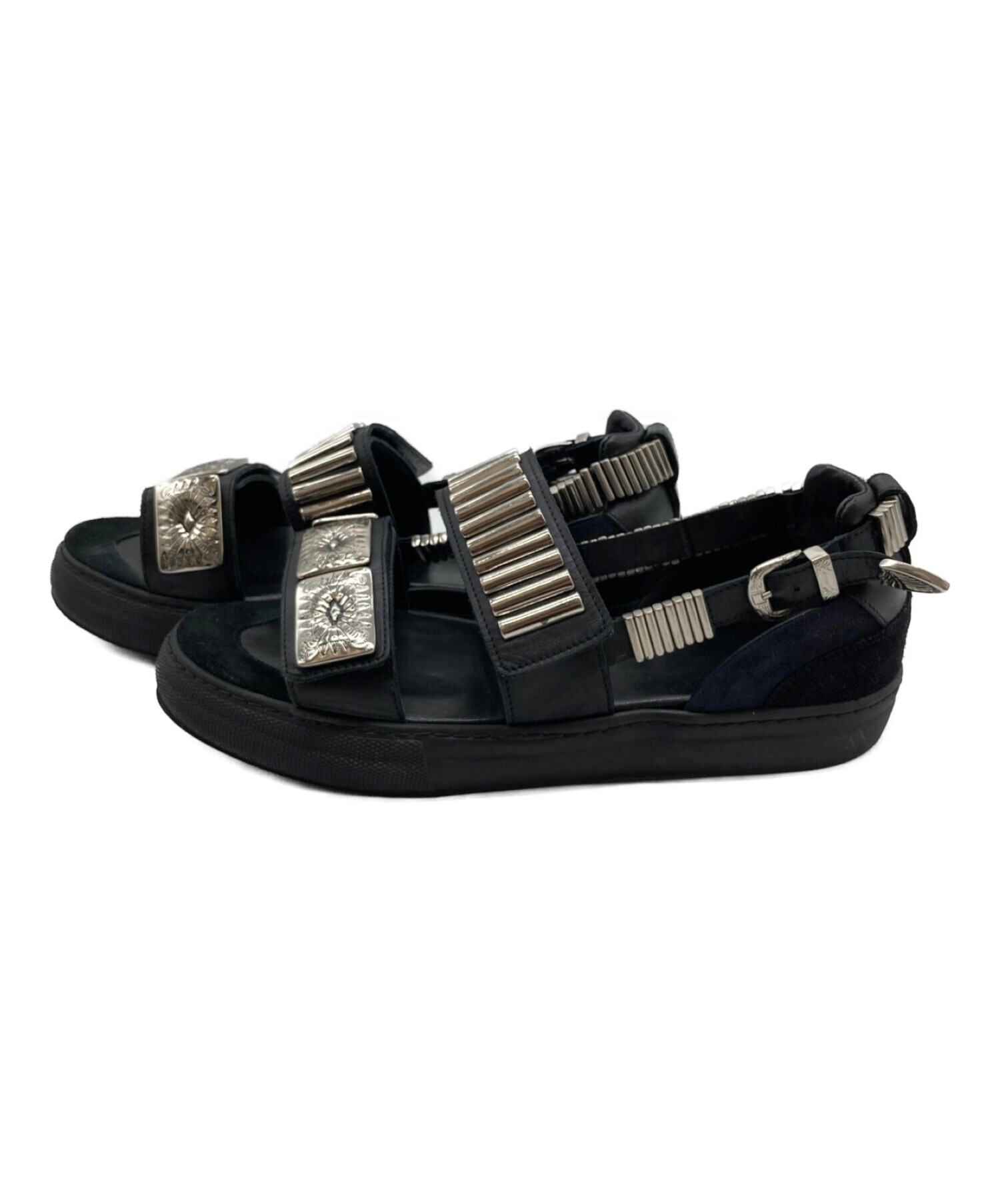 TOGA VIRILIS (トーガ ビリリース) Metal sneaker sandals ブラック サイズ:42