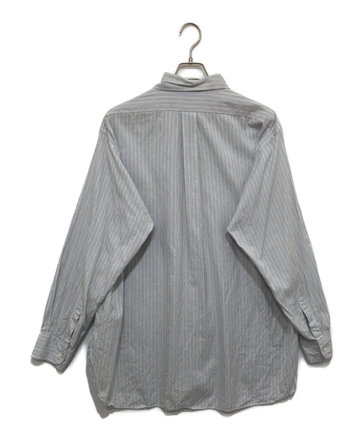 KAPTAIN SUNSHINE (キャプテンサンシャイン) ストライプシャツ/Regular Collar Shirt ブルー サイズ:40