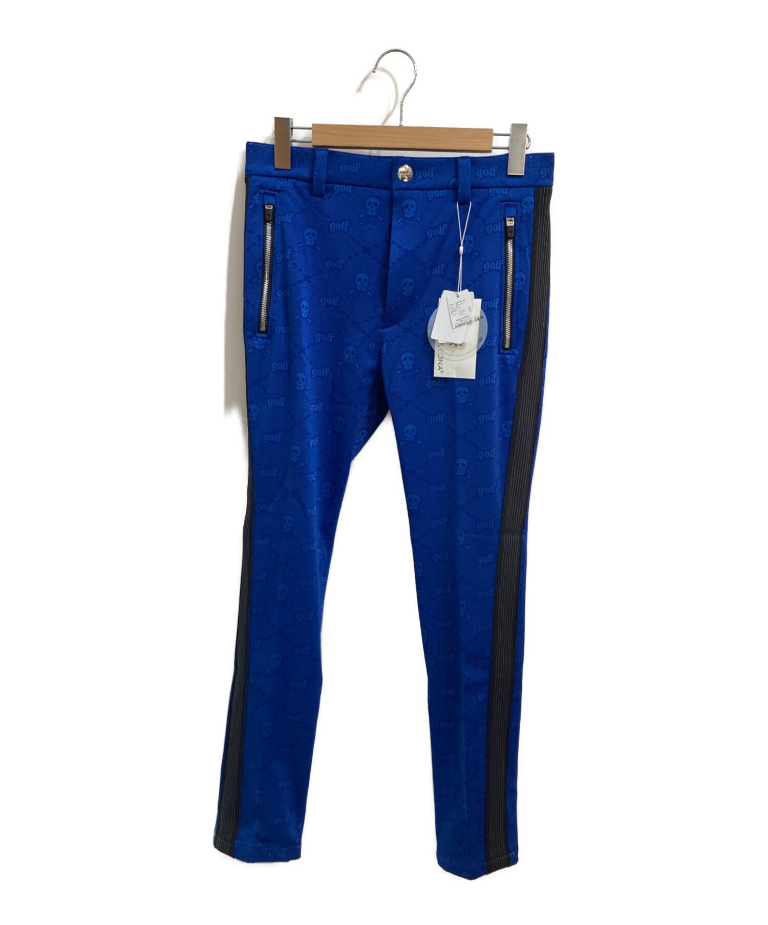 MARK&LONA (マークアンドロナ) 22SS Ruler JQ Jersey Pants トラック パンツ ブルー サイズ:44 未使用品