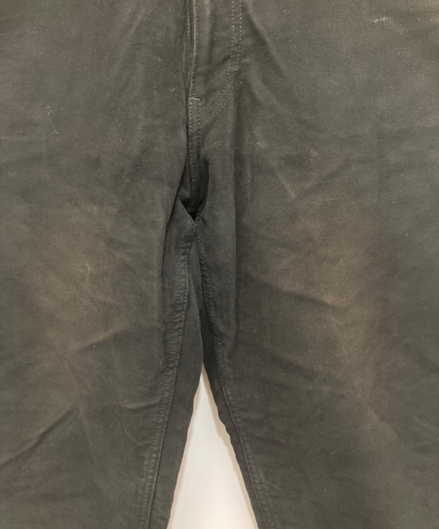 COMOLI (コモリ) モールスキン 5ポケットパンツ ブラック サイズ:3
