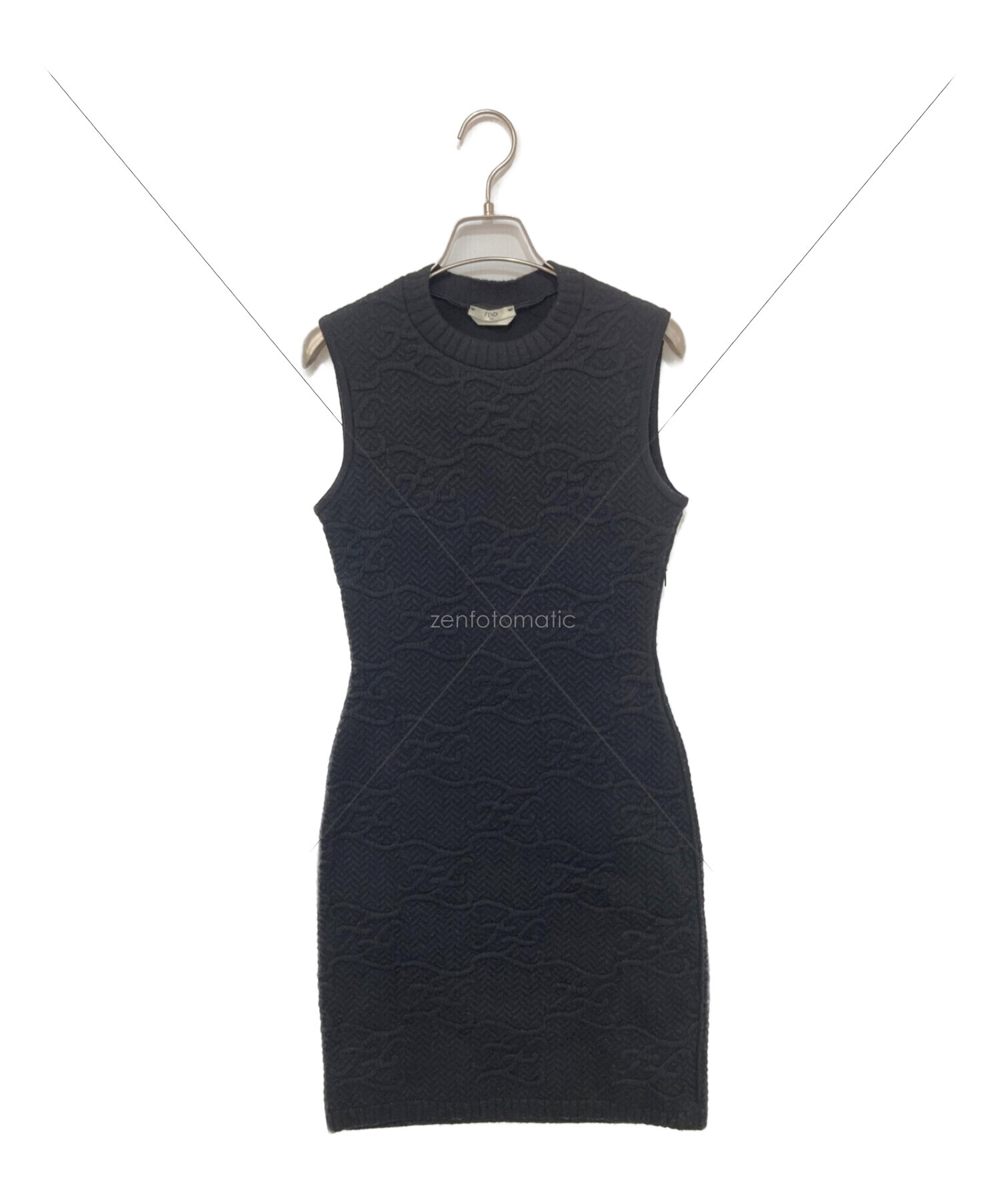 中古・古着通販】FENDI (フェンディ) ノースリーブニットワンピース 