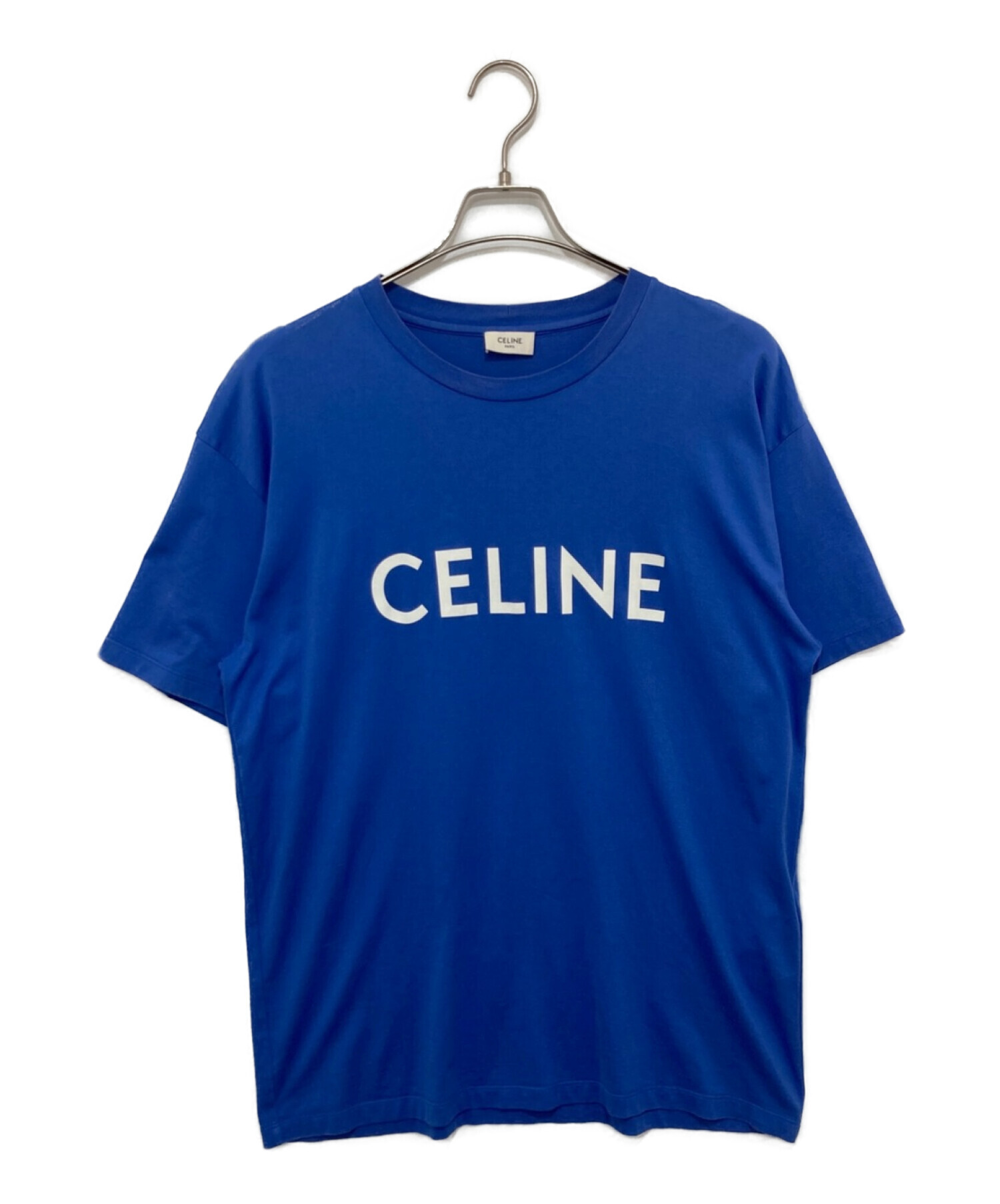 中古・古着通販】CELINE (セリーヌ) ルーズ Tシャツ ブルー サイズ:M