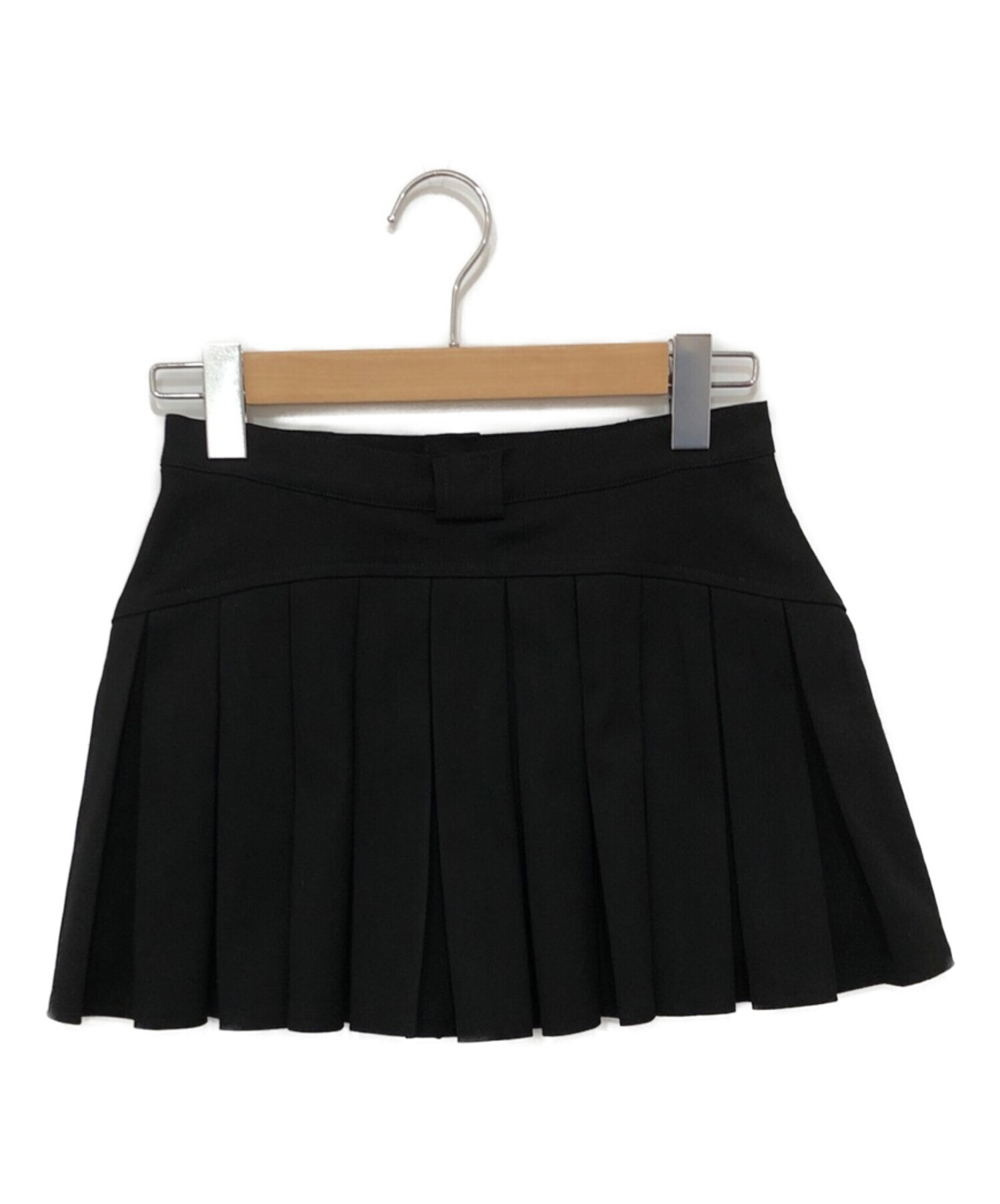 melt the lady (メルトザレディ) back pleats skirt ブラック サイズ:M