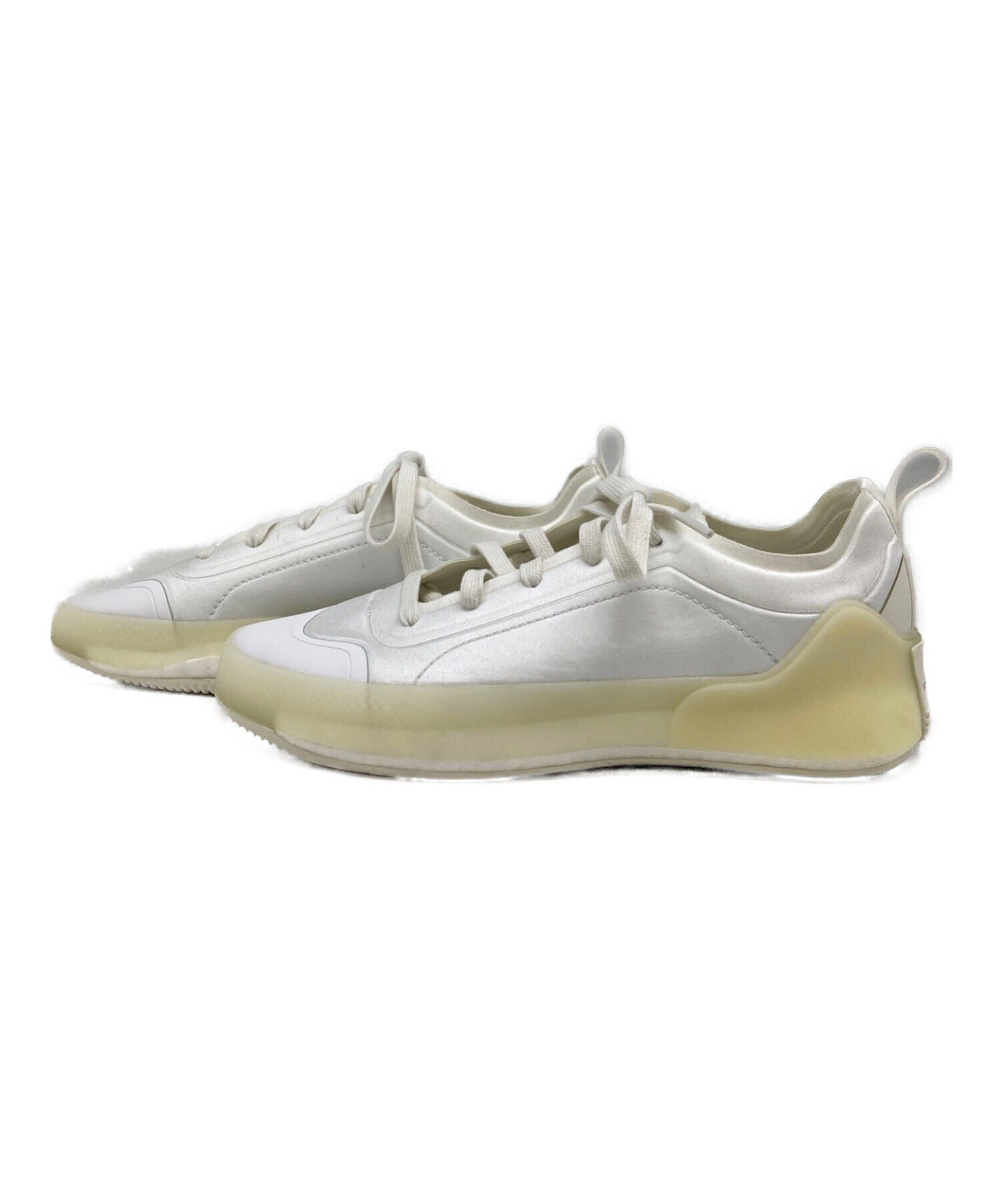 adidas (アディダス) STELLA McCARTNEY (ステラマッカートニー) スニーカー ホワイト サイズ:25cm