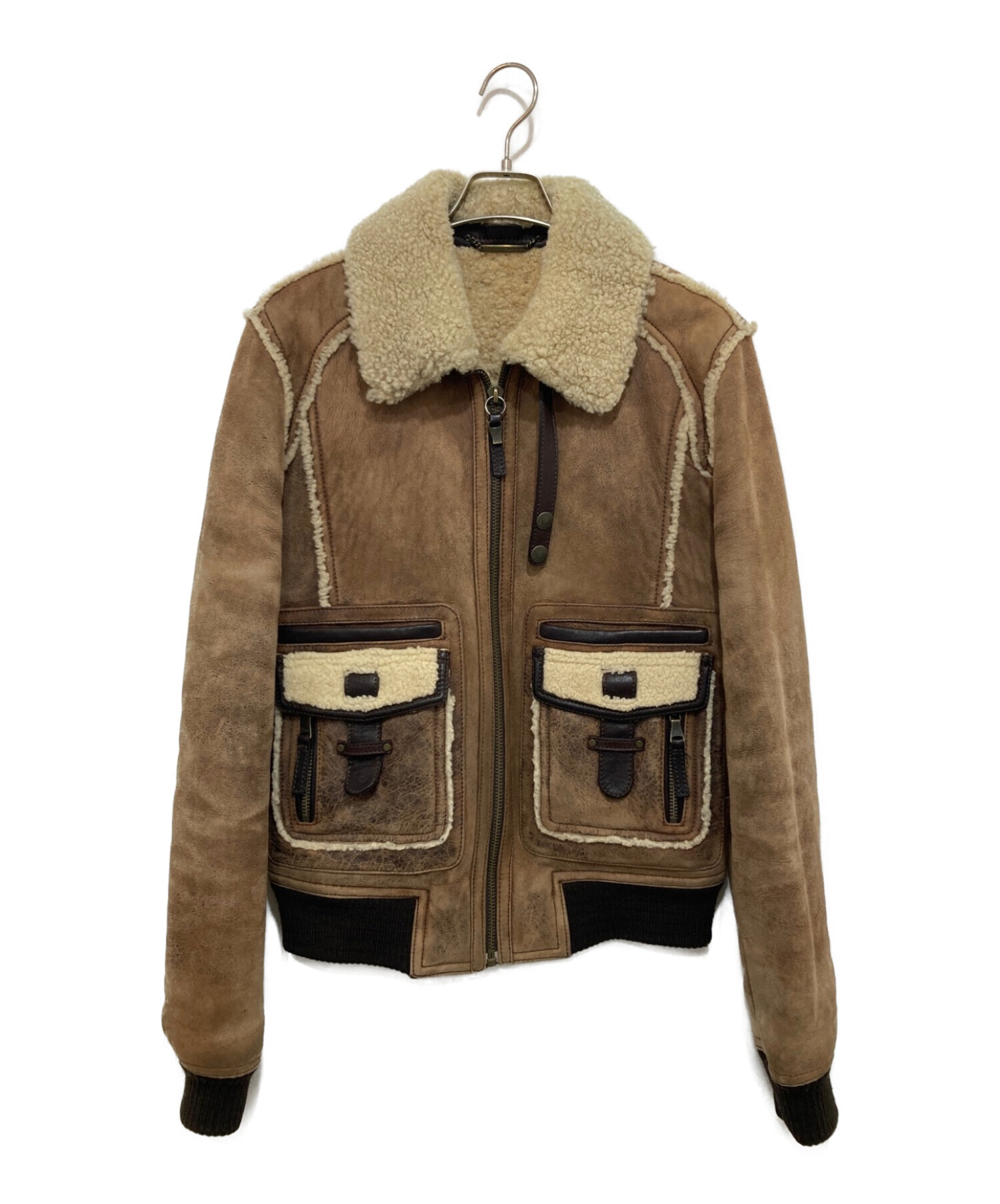 ドルチェ&ガッバーナ D&G レディース 本革 スエード ライダース サイズS ドルチェ&ガッバーナ D&G レディース 本革 スエード ライダース サイズ