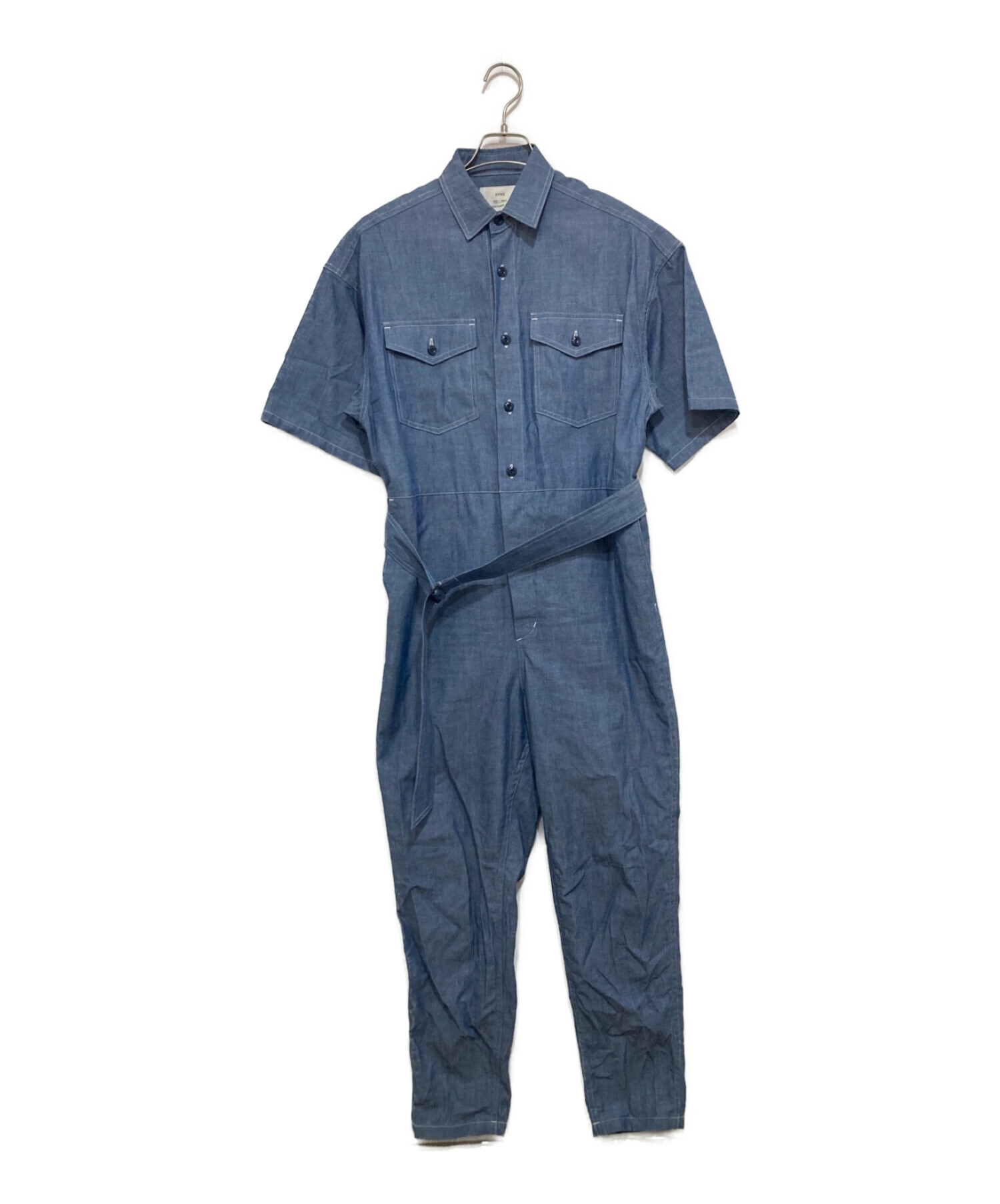 hykeハイク　デニムオーバーオール　HYKE CHAMBRAY OVERALL hykeハイク デニムオーバーオール HYKE CHAMBRAY OVERALL