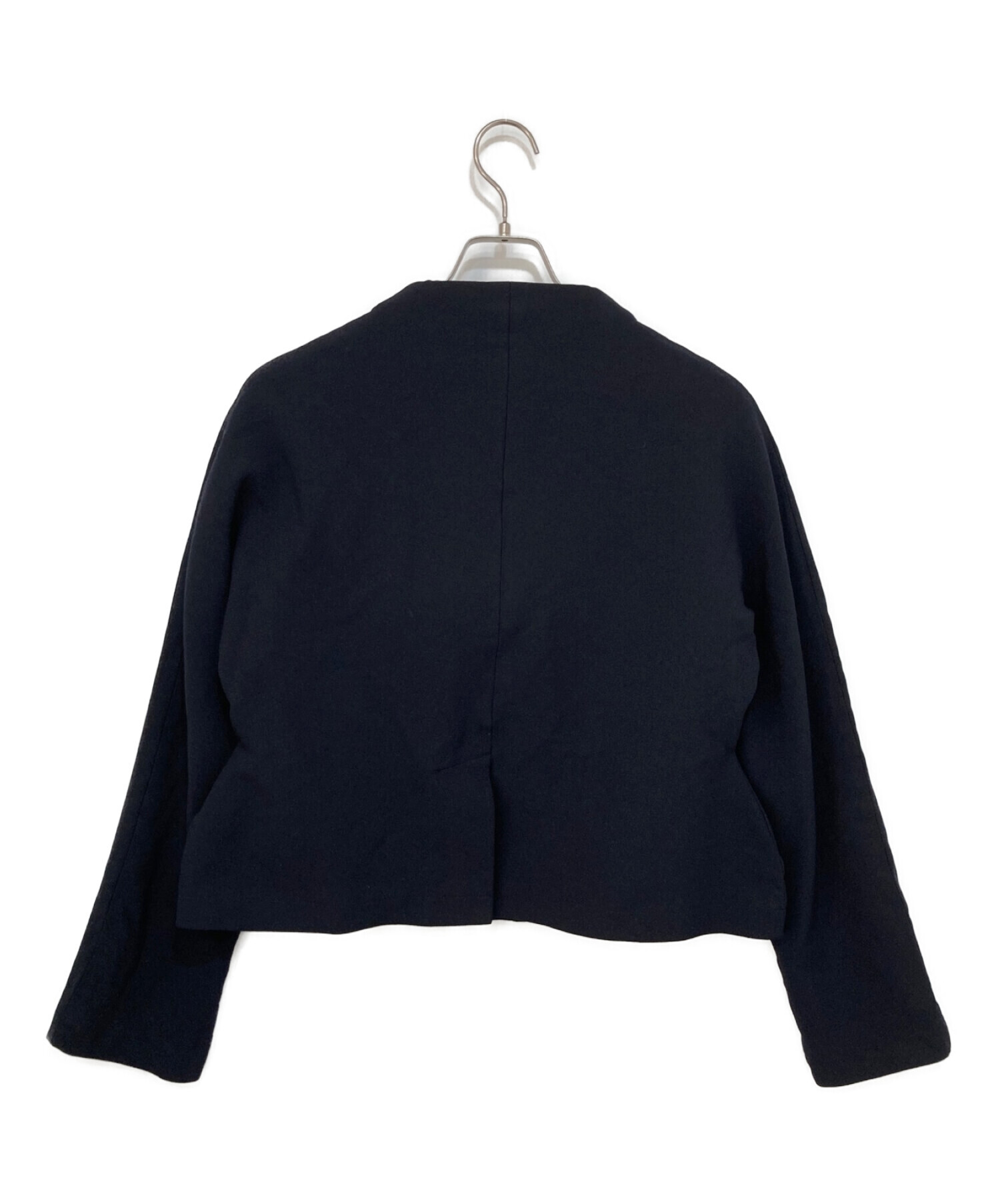 【専用】コムデギャルソン 丸襟 ジャケットショート丈 縮絨 archive 黒S 専用】コムデギャルソン 丸襟 ジャケットショート丈 縮絨 archive 黒S