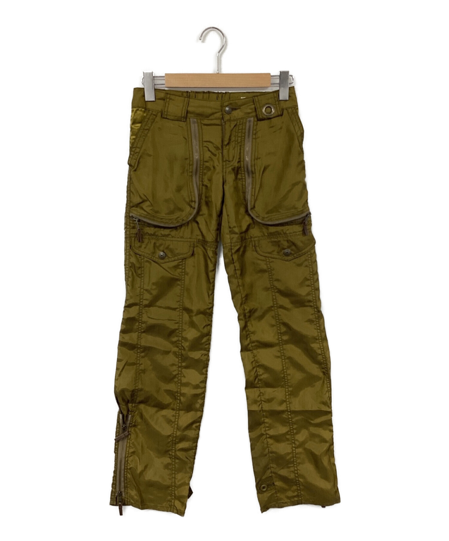 00s L.G.B. flare parachute cargo pants
