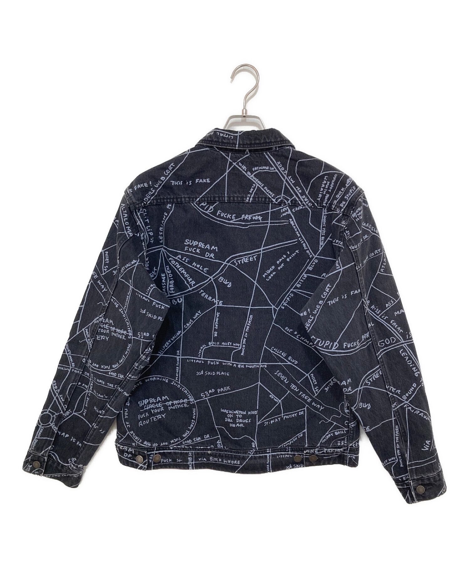SUPREME (シュプリーム) Gonz Map Work Jacket ブラック サイズ:M