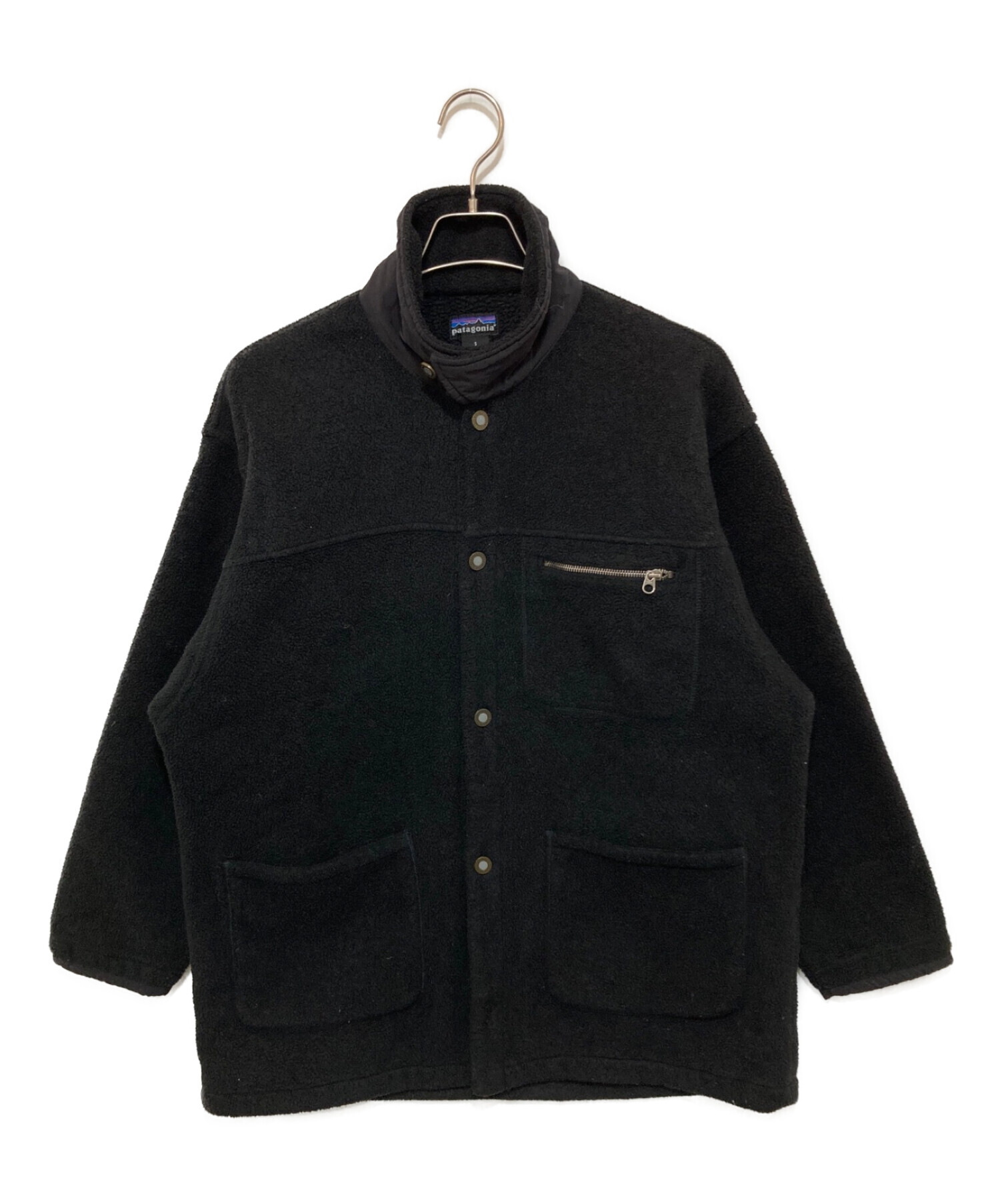 希少 patagonia パタゴニア シャーリングコート ブラック L
