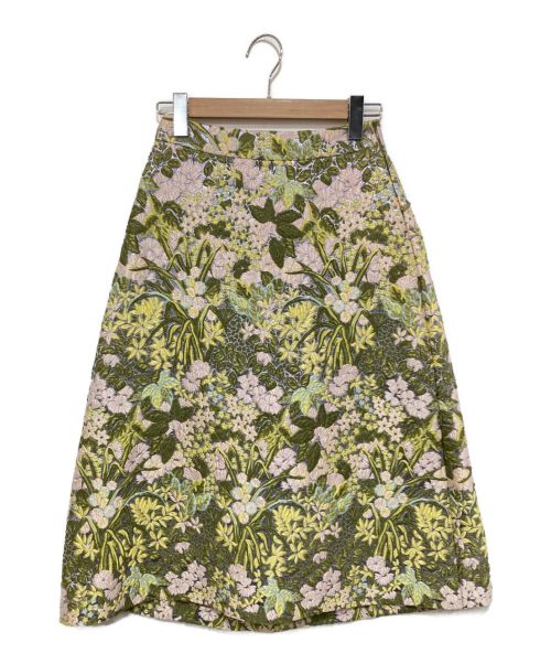 【美品】ドゥロワー　スカート　サイズ36    シャーベットグリーン