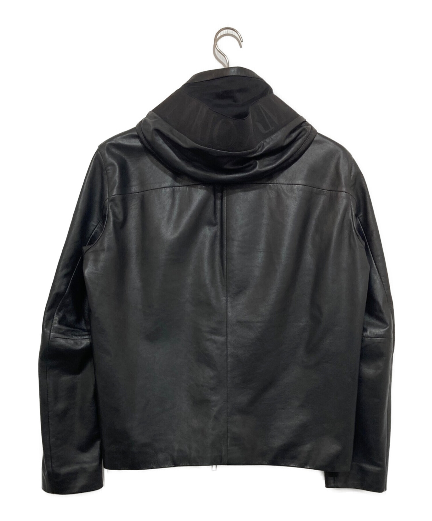 EMPORIO ARMANI (エンポリオアルマーニ) レザージャケット ブラック サイズ:ＸＬ