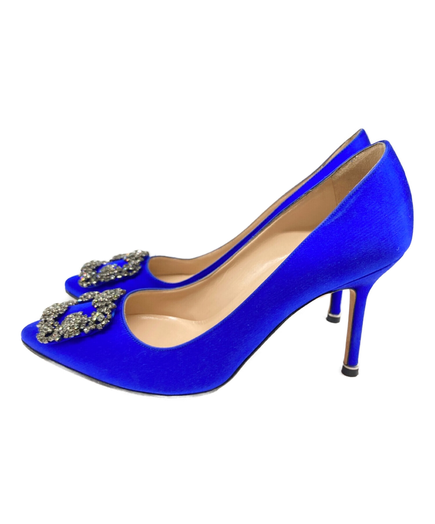 中古・古着通販】Manolo Blahnik (マノロブラニク) サテンビジュー 