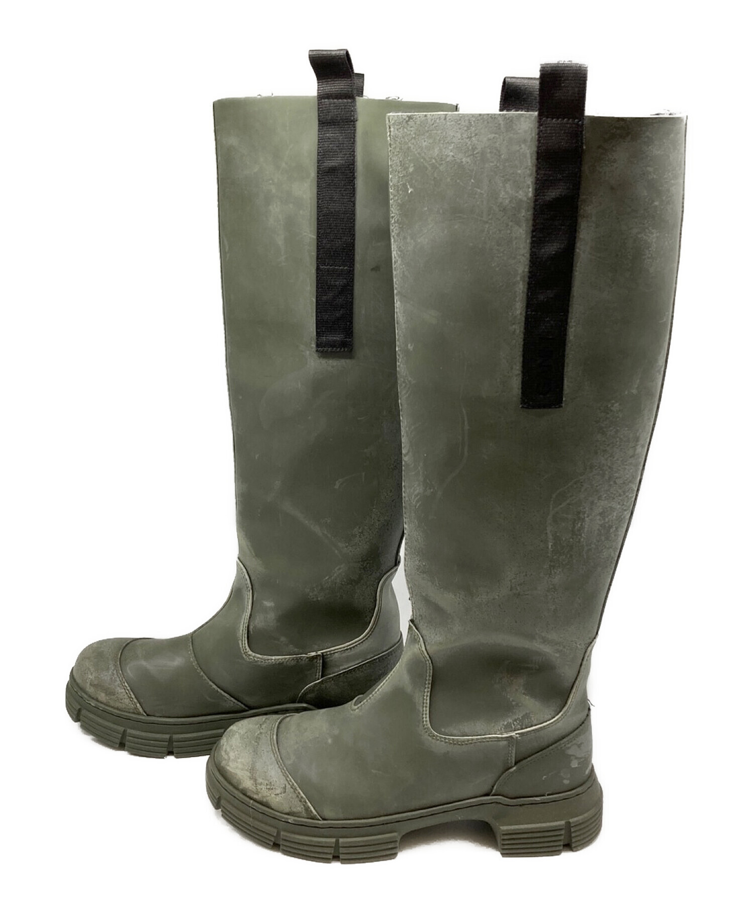 GANNI リサイクルラバーブーツ38