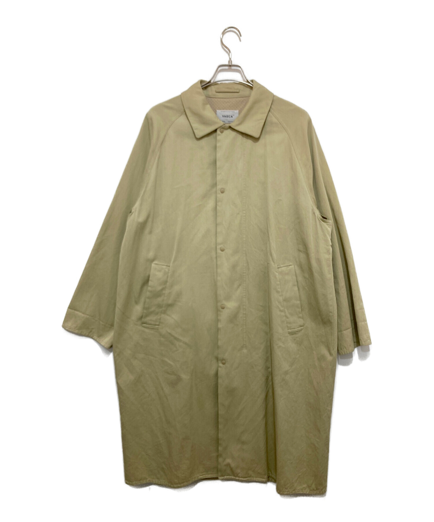 中古・古着通販】YAECA (ヤエカ) ジップコート ベージュ サイズ 