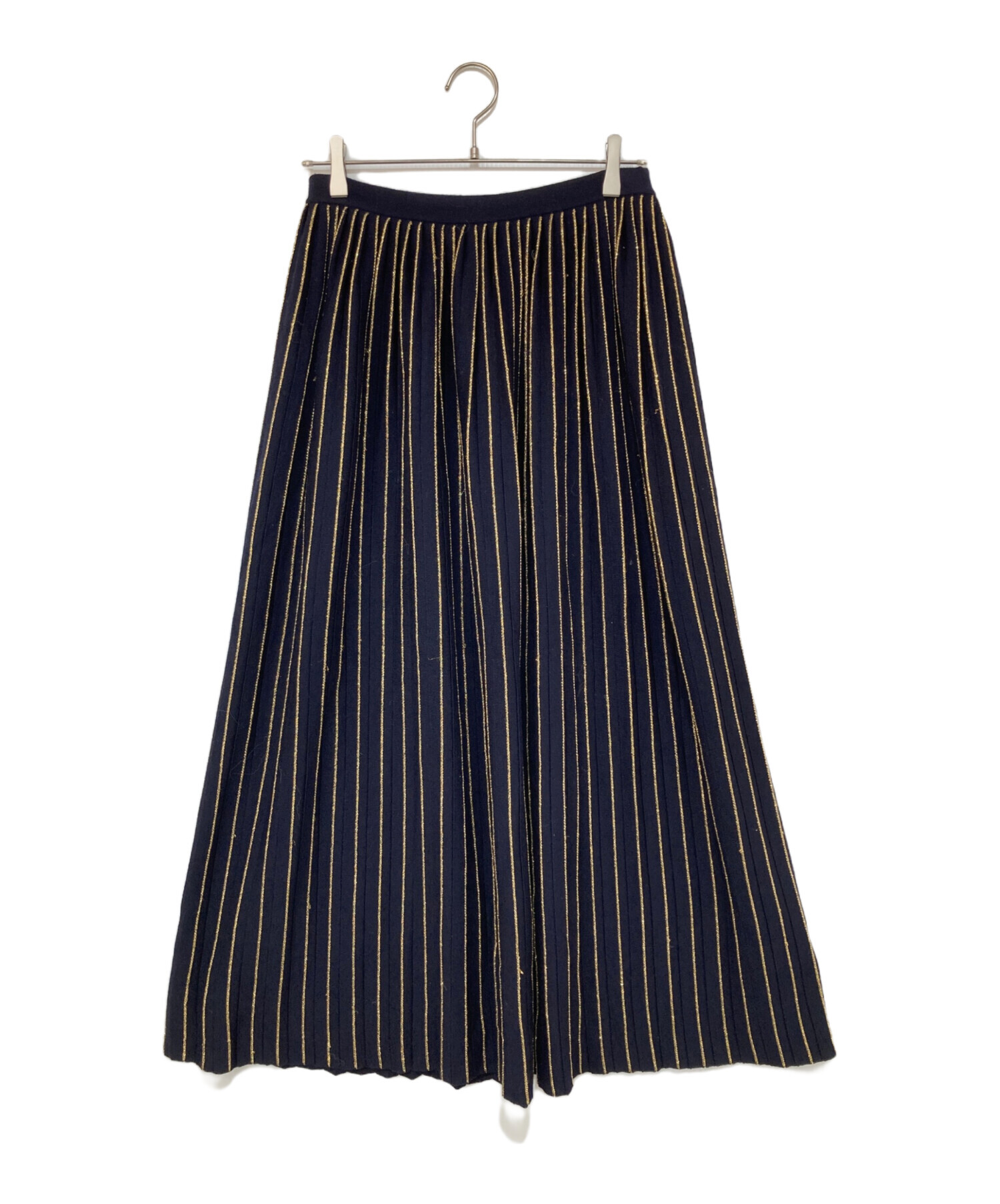 中古・古着通販】GUCCI (グッチ) ラメストライプニットスカート 