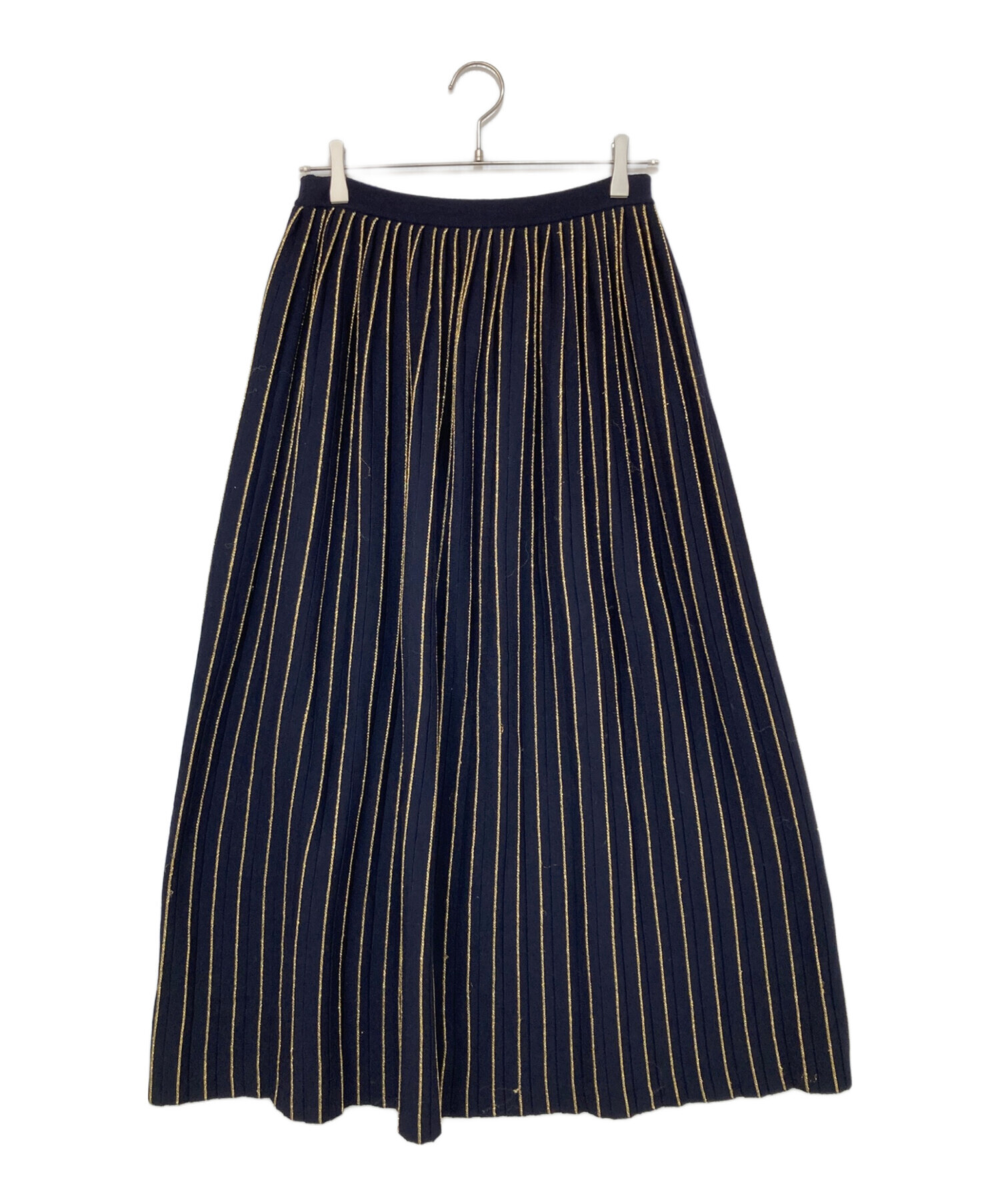 中古・古着通販】GUCCI (グッチ) ラメストライプニットスカート 