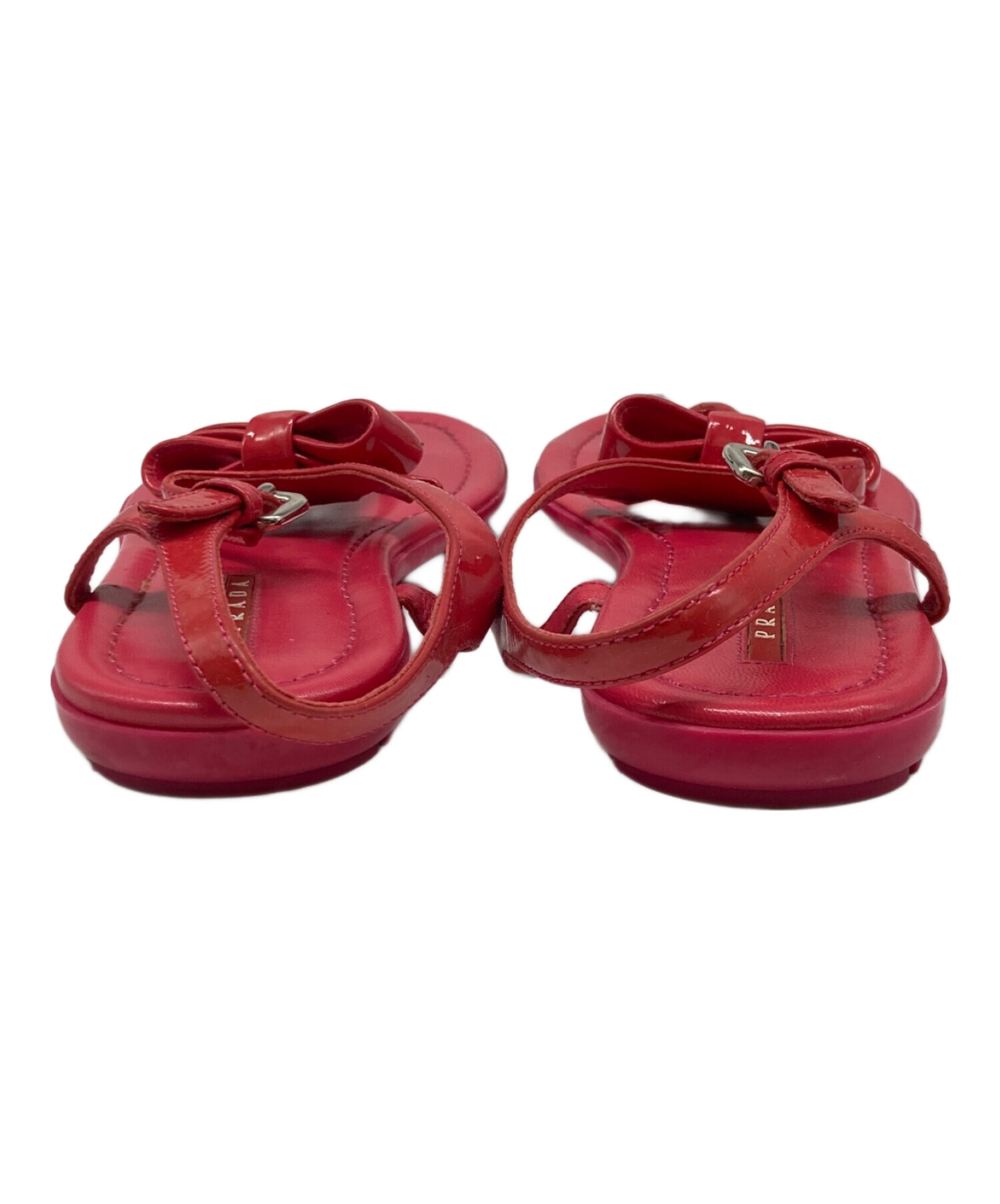 中古・古着通販】PRADA (プラダ) ビーチサンダル ピンク サイズ:37 