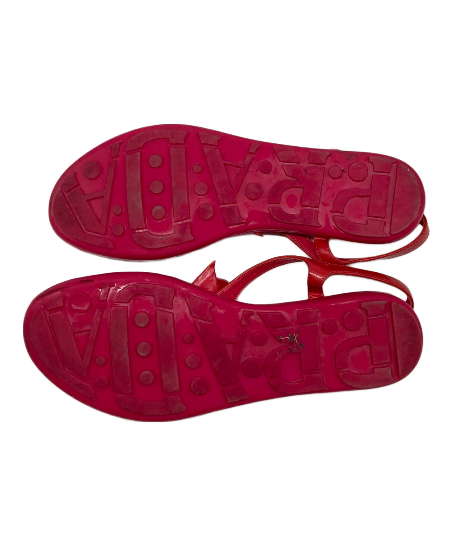 中古・古着通販】PRADA (プラダ) ビーチサンダル ピンク サイズ:37 
