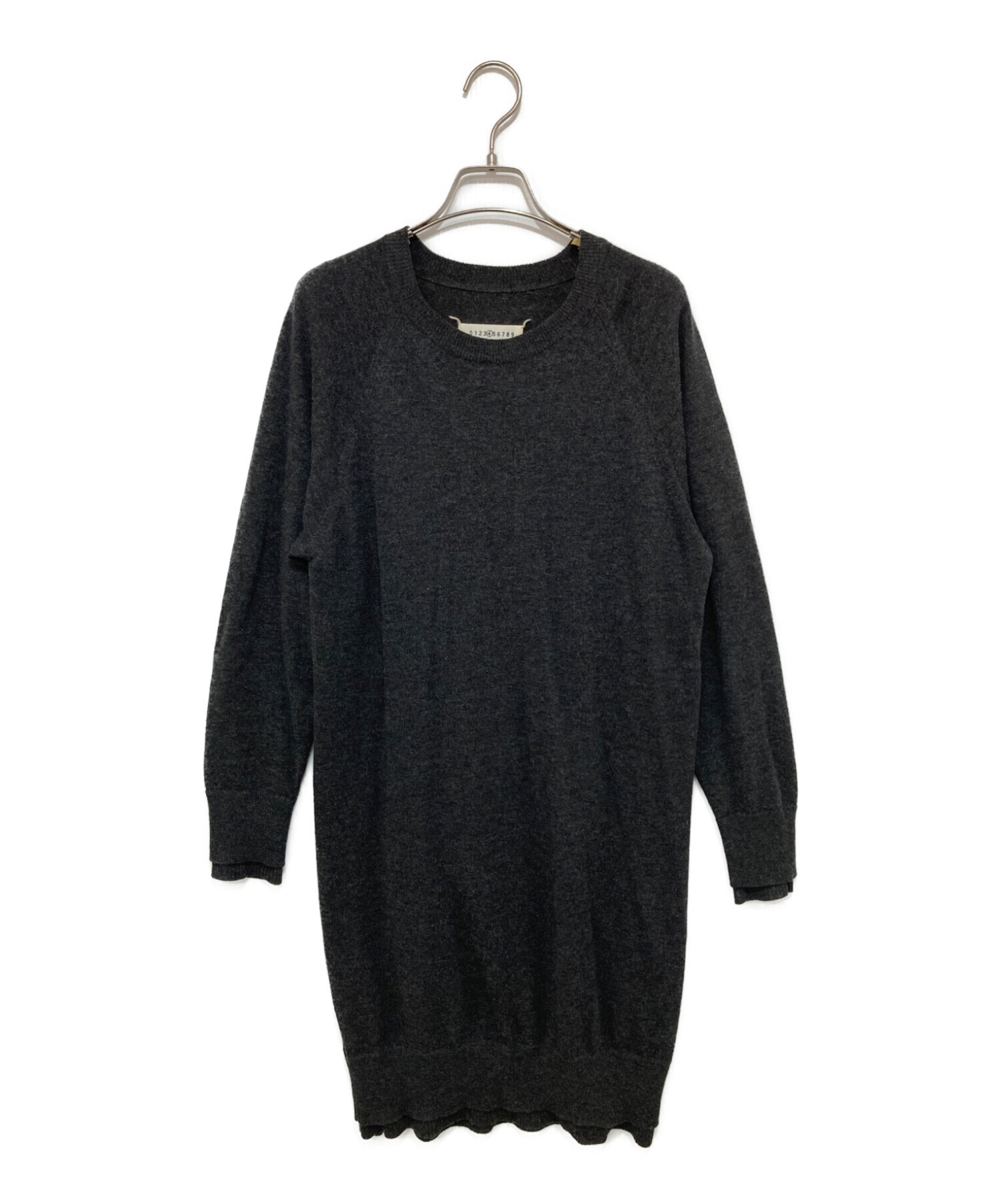 マルジェラ ワンピース ニット ニットワンピース グレー Maison Margiela / メゾンマルジェラ | 2019AW | カシミヤ混 ウール