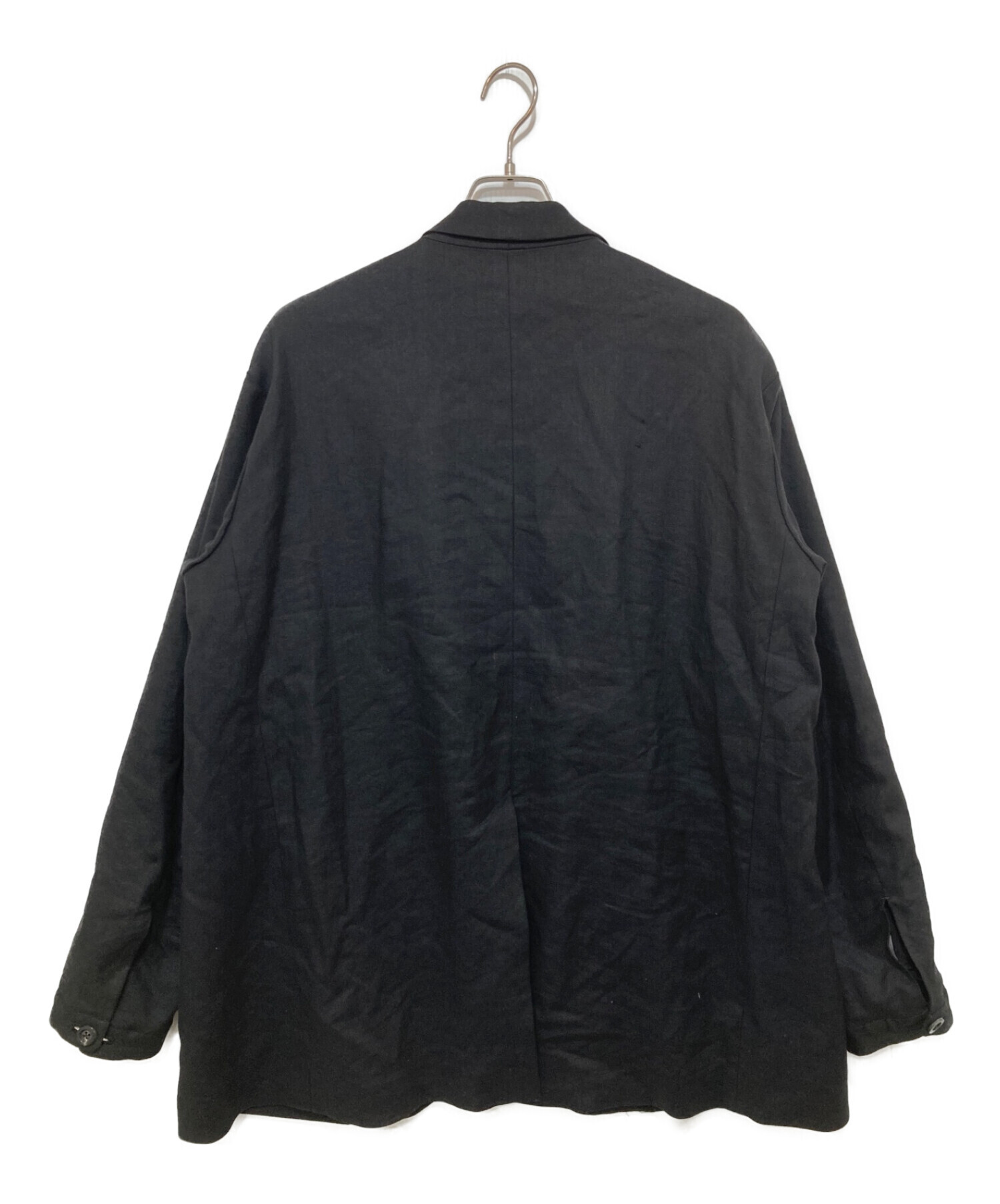 中古・古着通販】ANCELLM (アンセルム) テーラードジャケット ブラック 