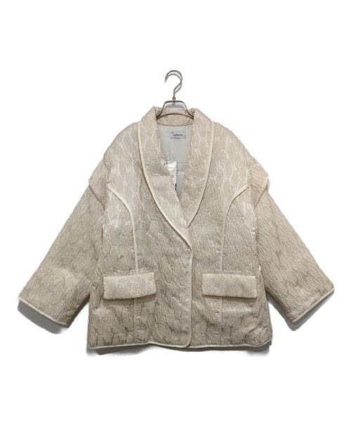 中古・古着通販】sahara (サハラ) Jacquard Padded Coat ホワイト 