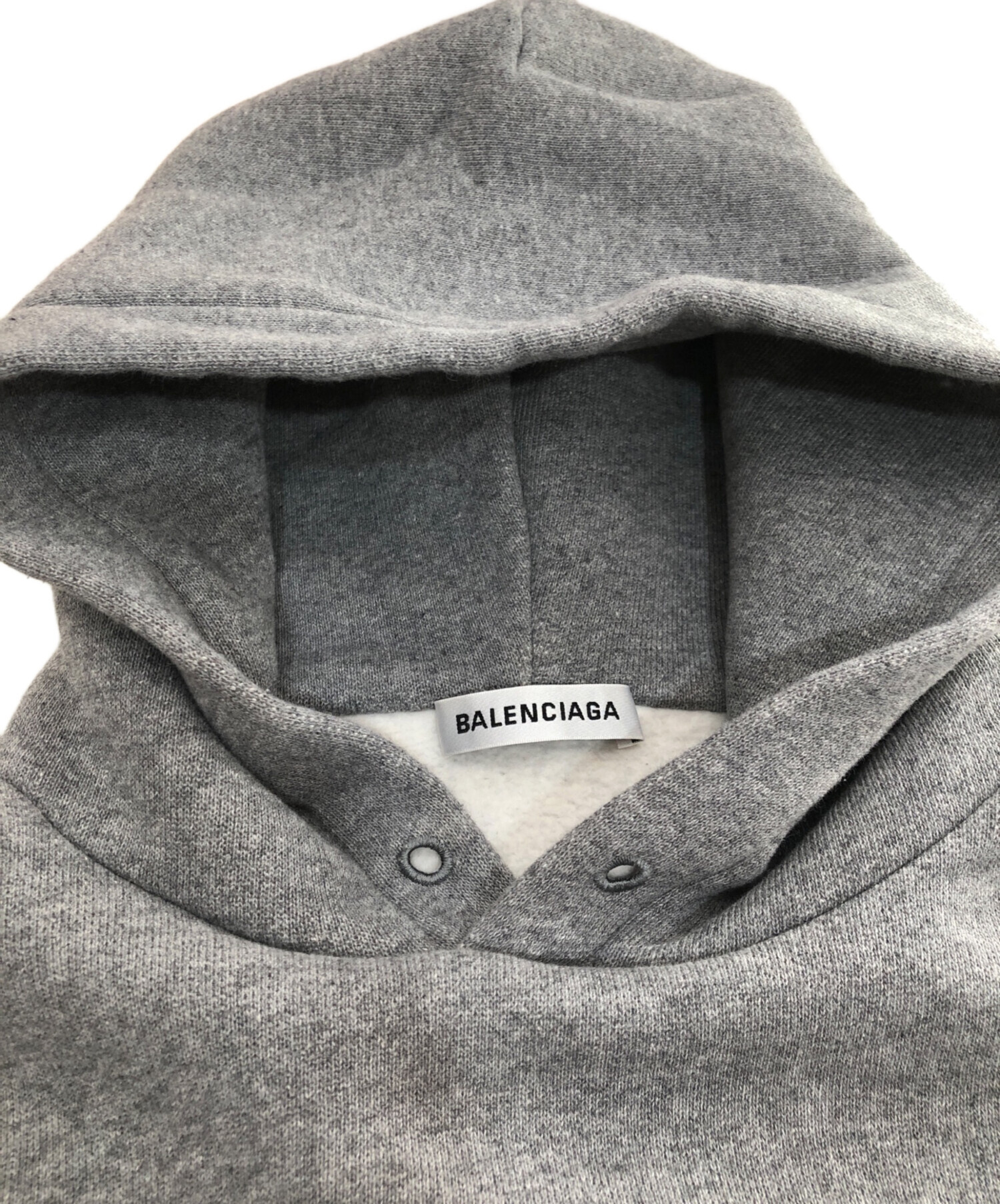 中古・古着通販】BALENCIAGA (バレンシアガ) ロゴプリントパーカー  