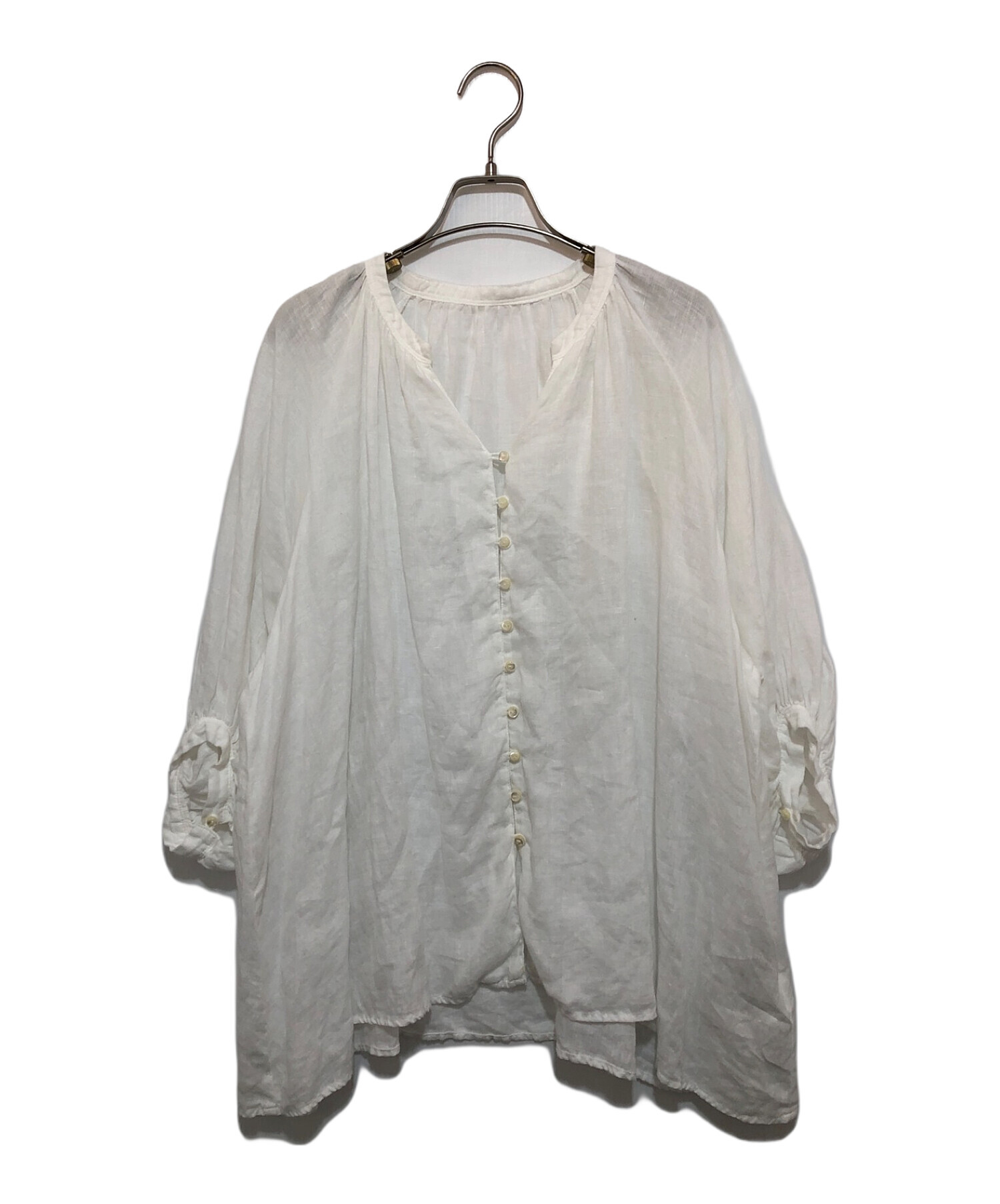 中古・古着通販】nest Robe (ネストローブ) リネン ギャザリング 