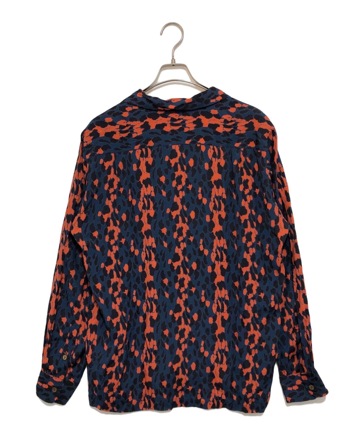 中古・古着通販】WACKO MARIA (ワコマリア) レーヨン総柄シャツ ブルー 