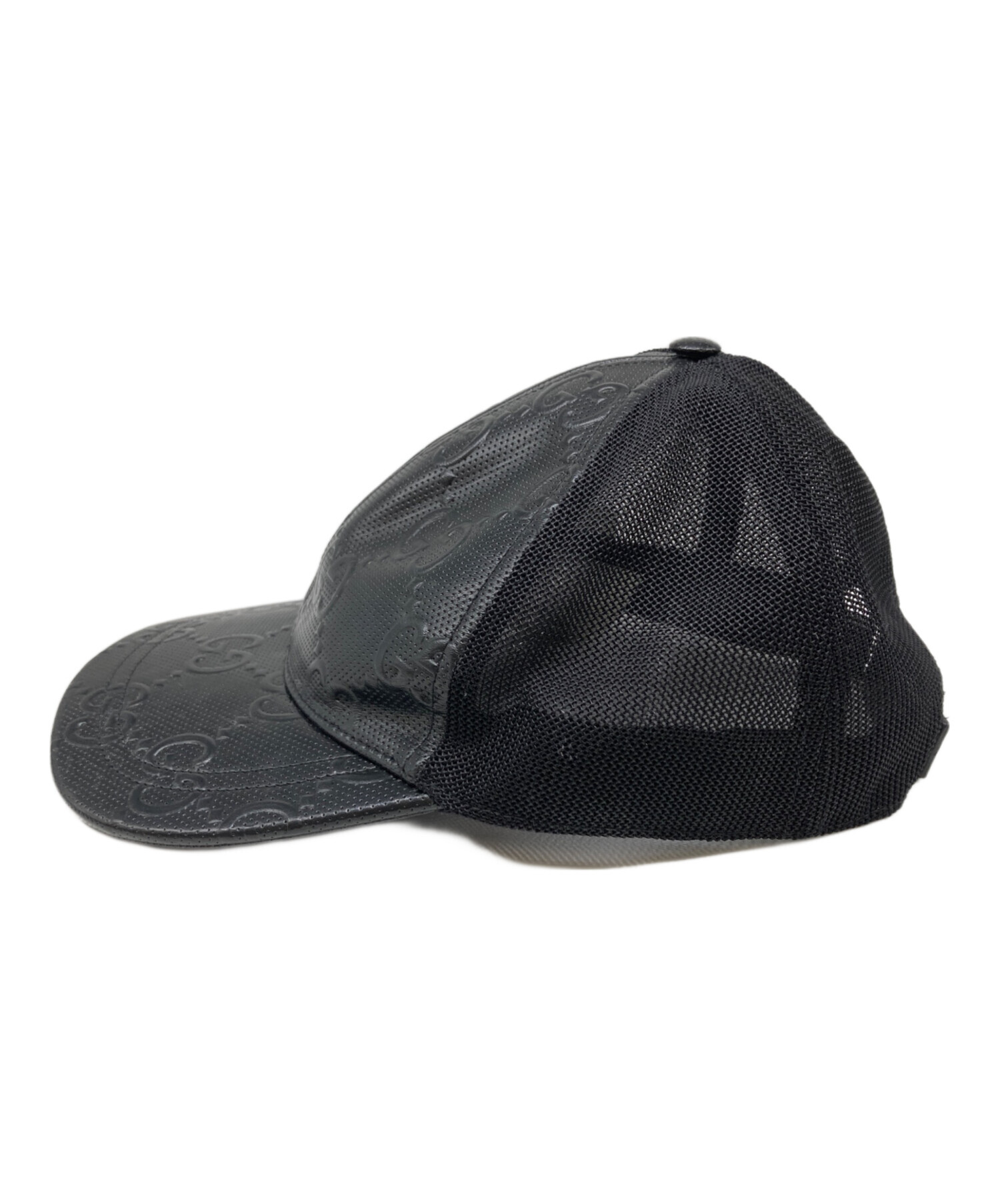 中古・古着通販】GUCCI (グッチ) GGエンボス ベースボール キャップ 