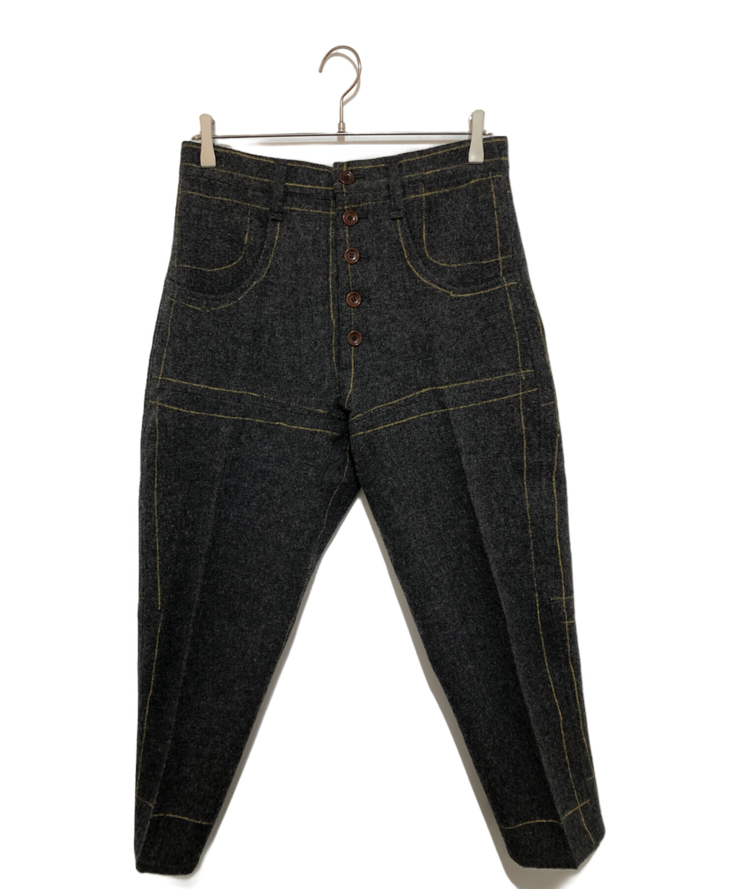 名作 希少 NEMETH ネメス 立体裁断 3D ダメージ ダック パンツ NEMETH【クリストファー ネメス】デニムパンツ 立体裁断