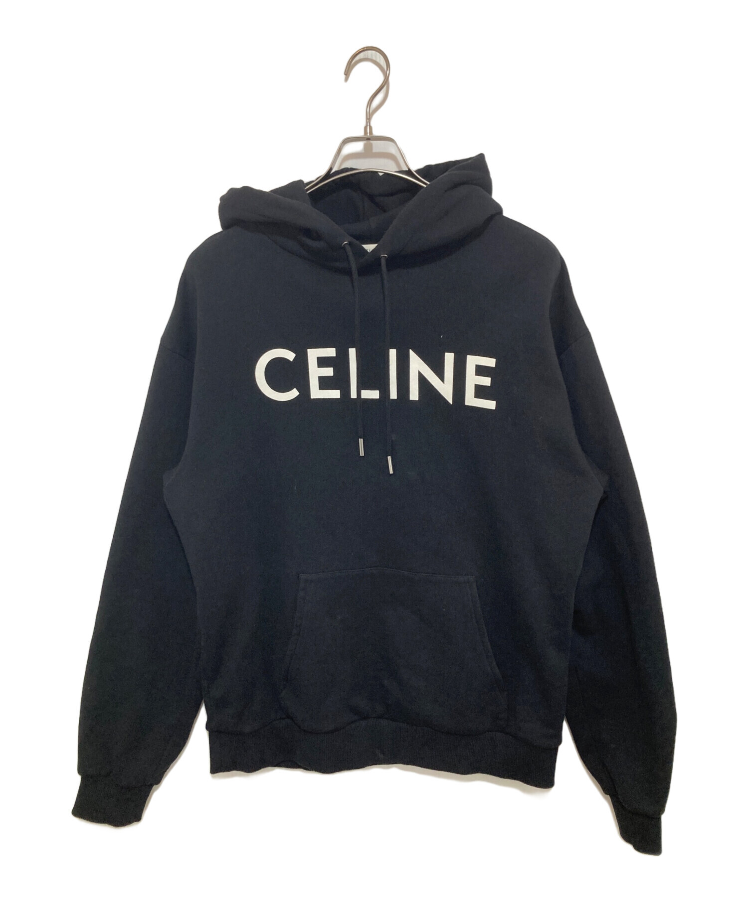 中古・古着通販】CELINE (セリーヌ) ルーズフーディー ブラック