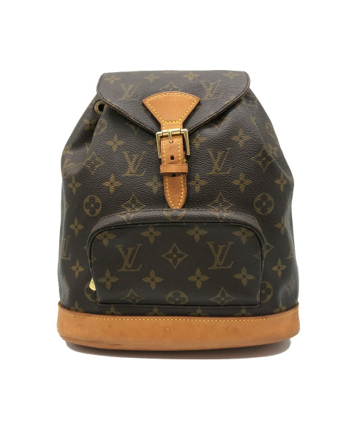 ルイ ヴィトン LOUIS VUITTON リュック モノグラム モンスリMM モノグラムキャンバス ブラウン レディース M54155 送料無料 e54649a