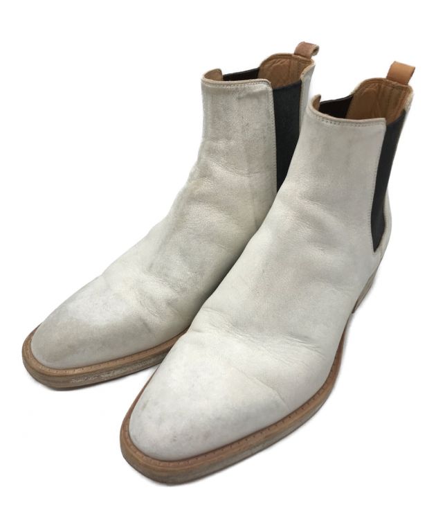 中古・古着通販】BUTTERO (ブッテロ) サイドゴアブーツ ホワイト 