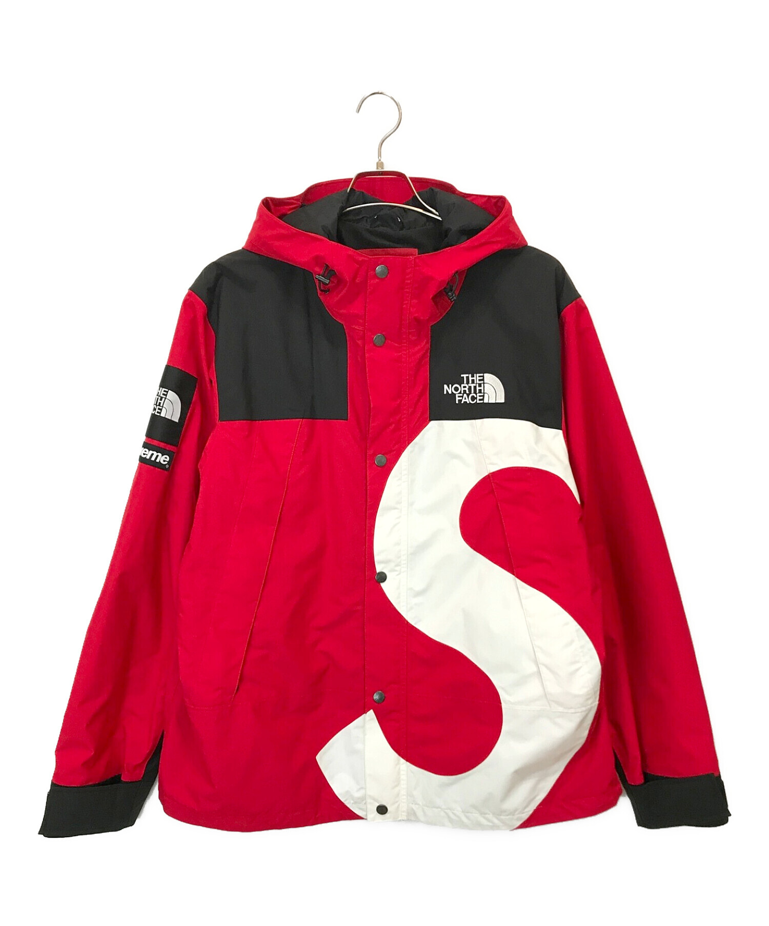 supreme north face マウンパ サイズ s red 赤