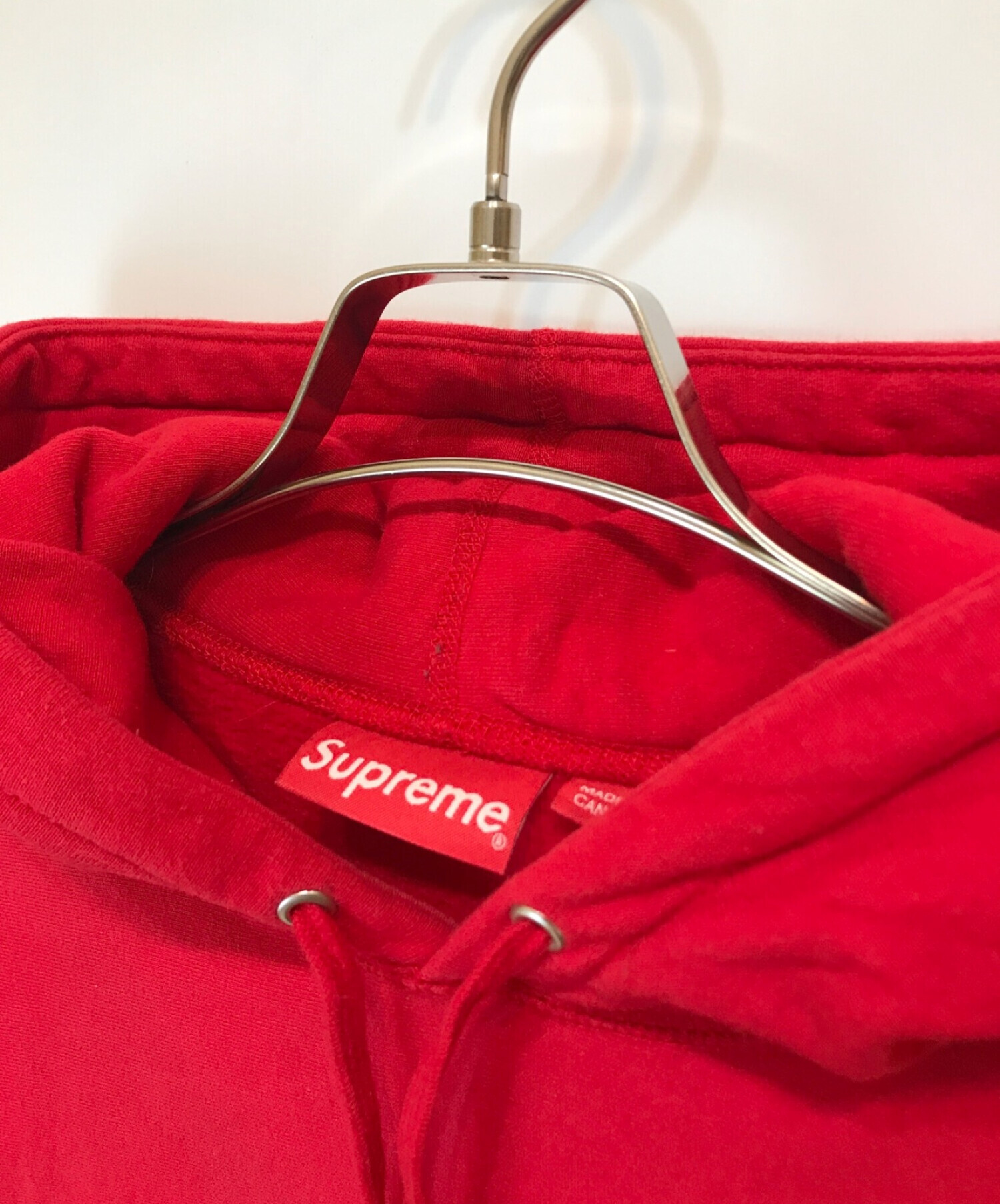 Supreme box logo hoodie M 赤