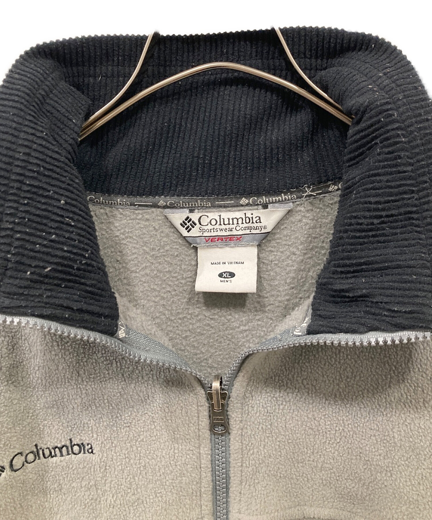 Columbia (コロンビア) 【古着】フリースジャケット グレー サイズ:XL
