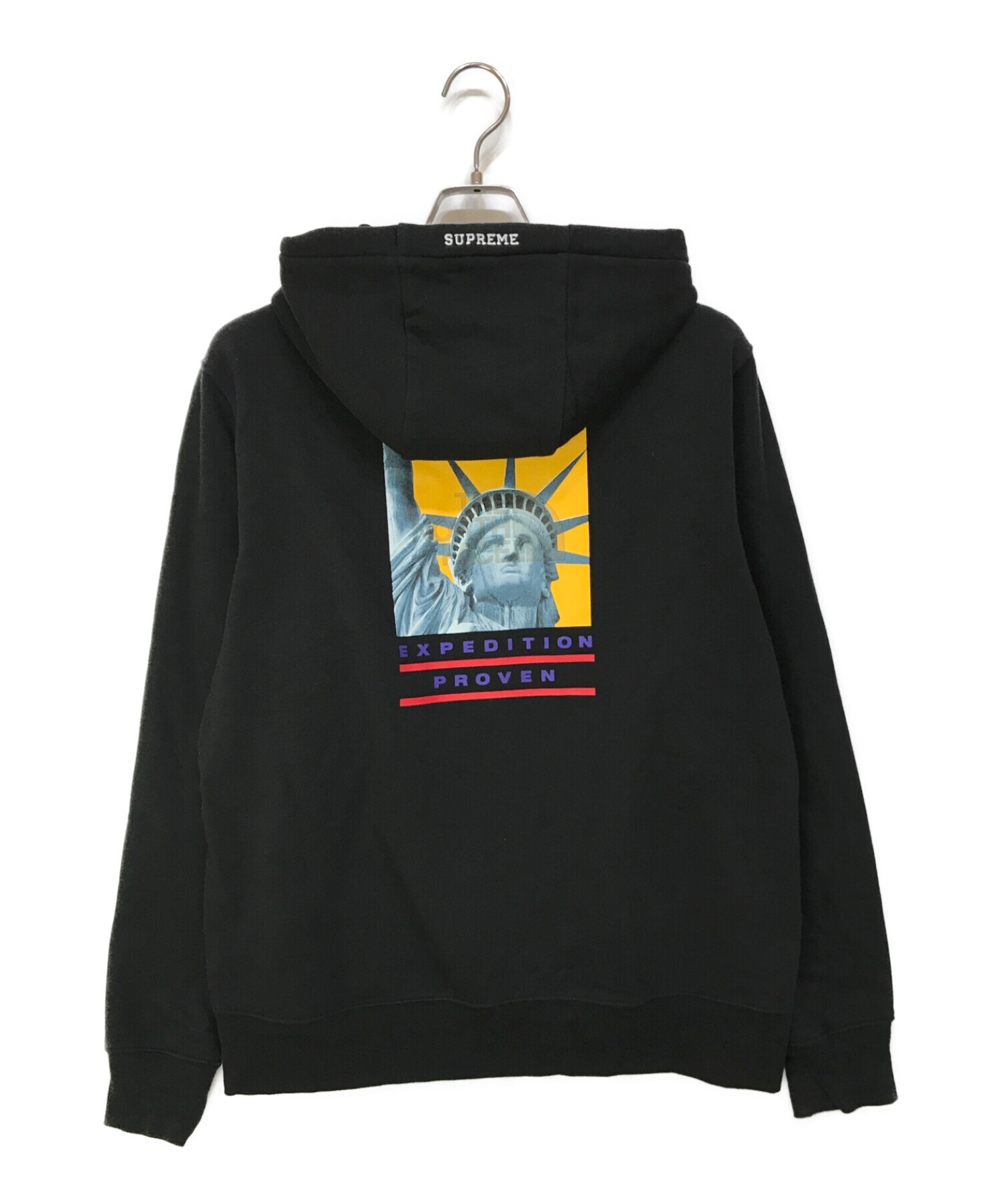SUPREME (シュプリーム) THE NORTH FACE (ザ ノース フェイス) Statue of Liberty Hooded  Sweatshirt ブラック サイズ:M