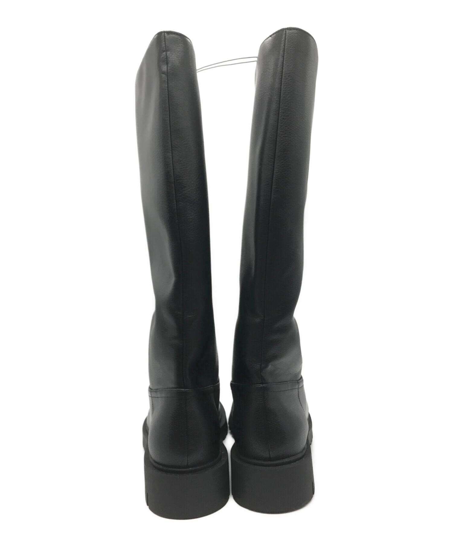 UNIQLO C (ユニクロシー) コンフィールタッチロングブーツ ブラック サイズ:25.0