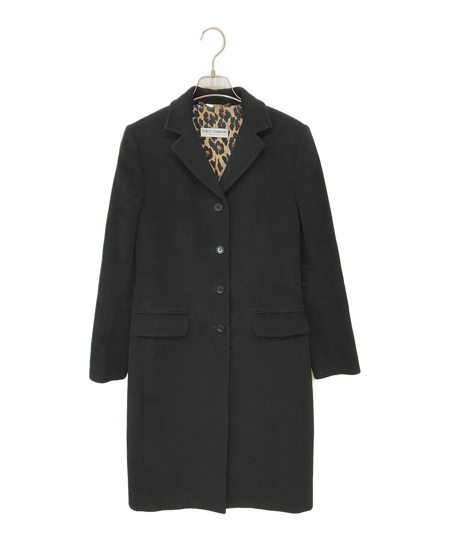 大きいサイズDOLCE&GABBANA ラナウールコートLサイズ40