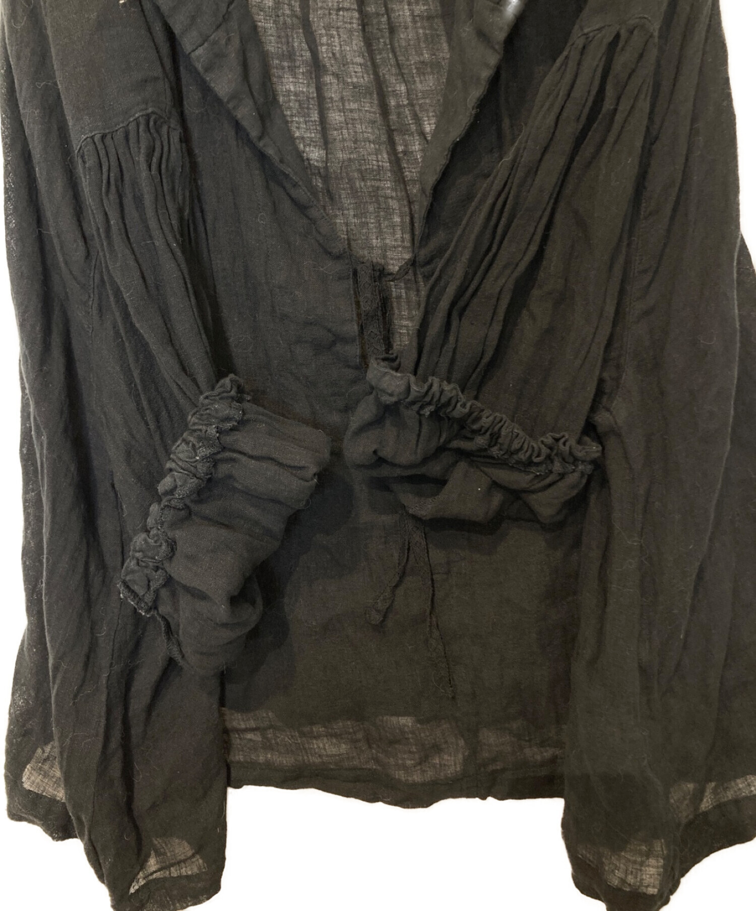 中古・古着通販】nest Robe (ネストローブ) リネンガーゼレース紐 