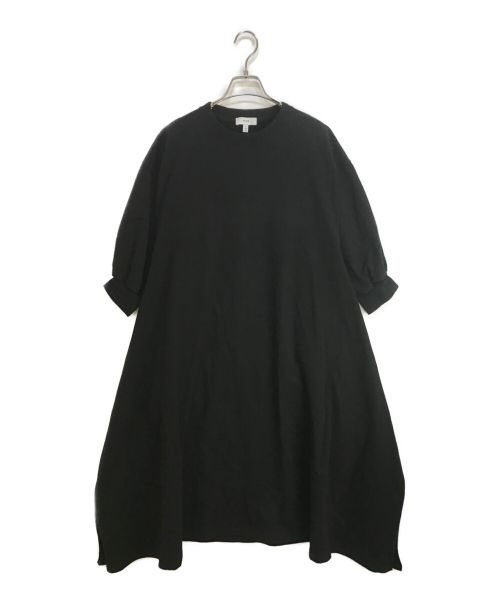 中古・古着通販】HYKE (ハイク) イレギュラーヘム ワンピース ブラック 