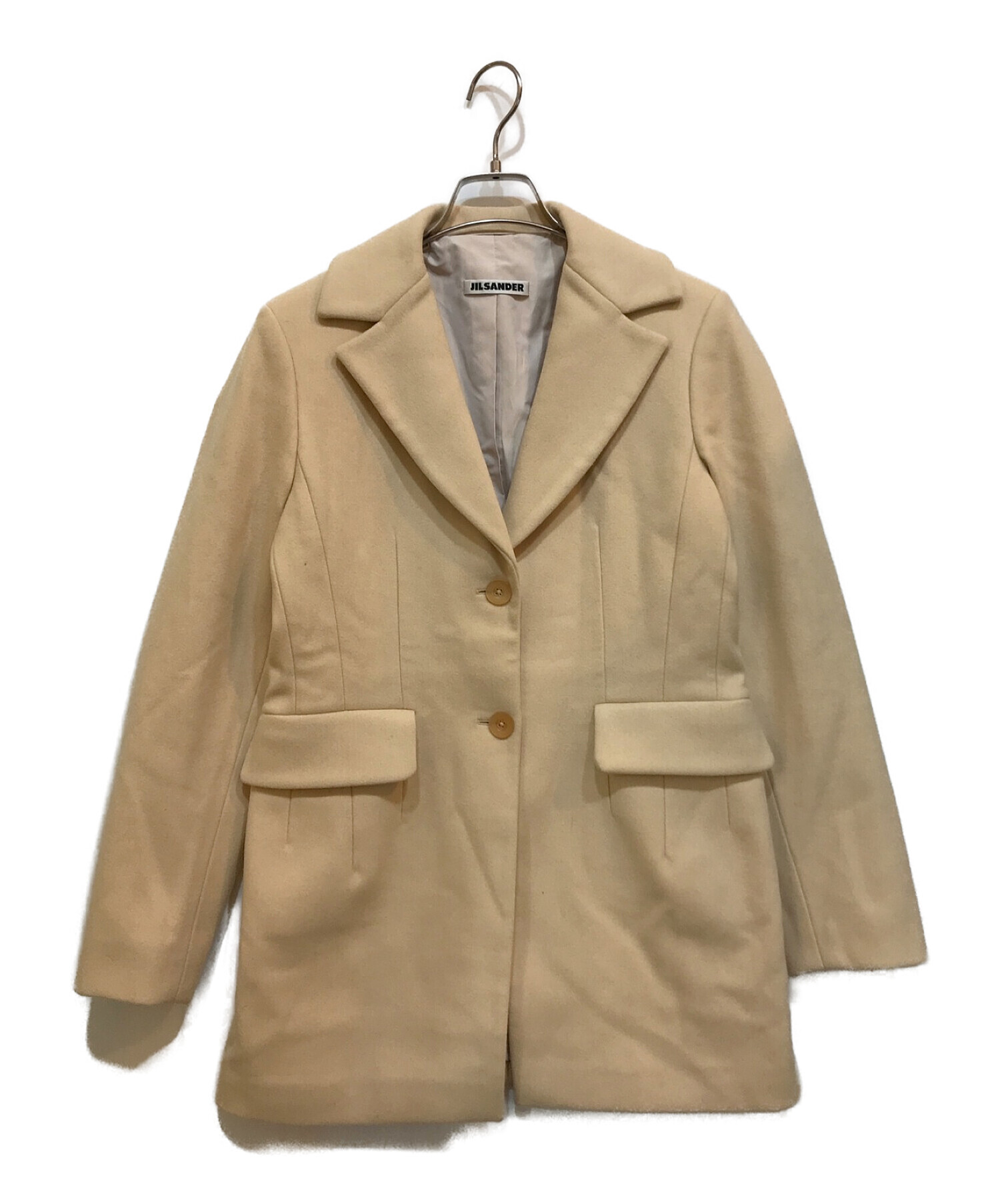 JIL SANDER ベージュ チェスターコート サイズ36