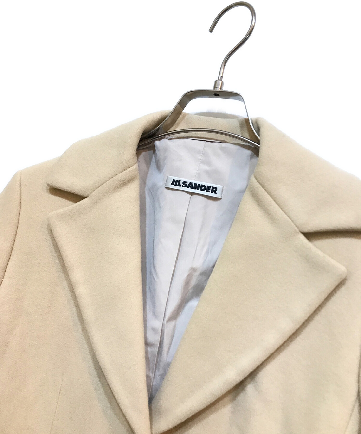 JIL SANDER ベージュ チェスターコート サイズ36
