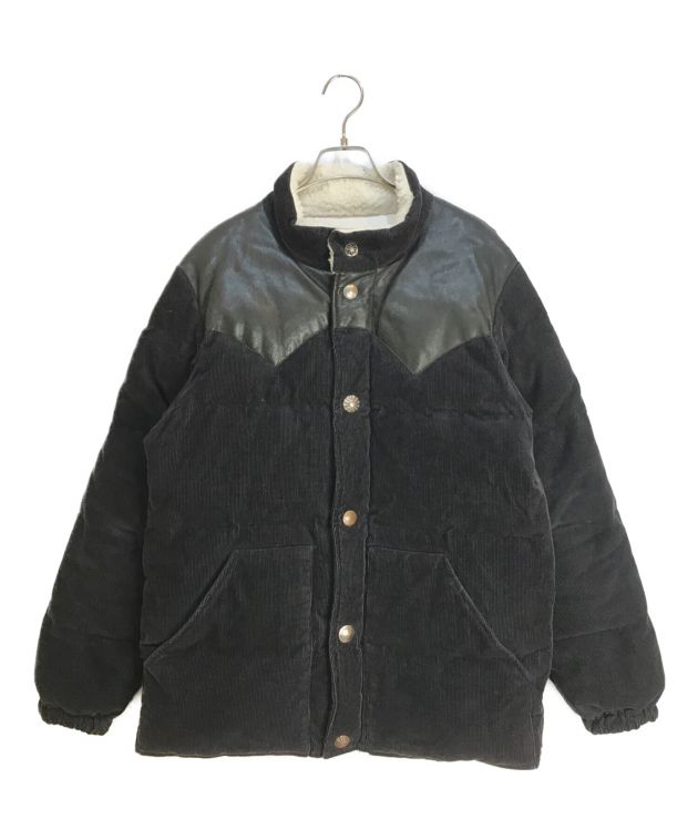 超美品】Ron Hermanロンハーマンコーデュロイ ダウンジャケットブラック